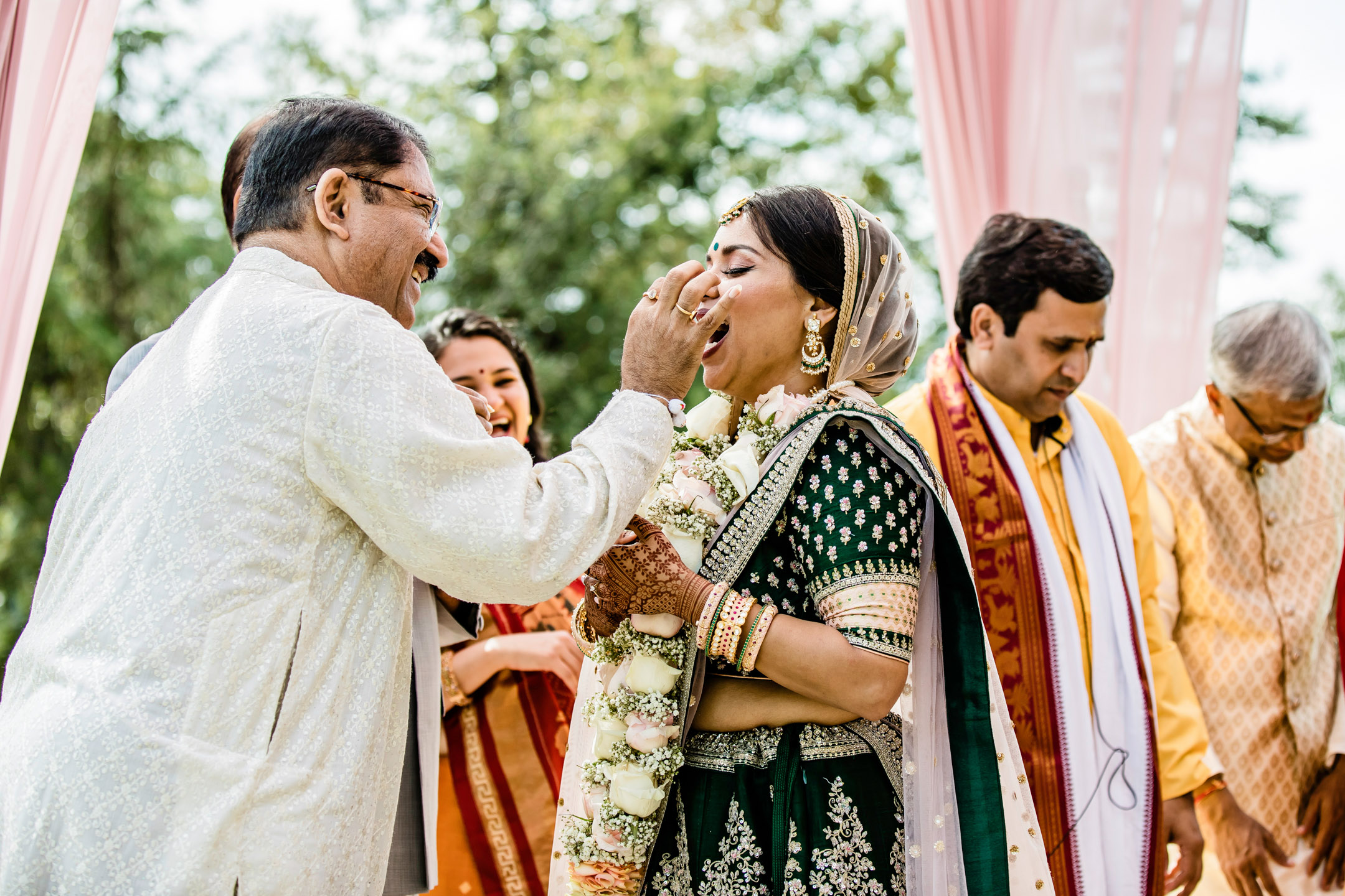 Des Moines Beach Park Indian Wedding by Seattle Wedding Photographer James Thomas Long Photography