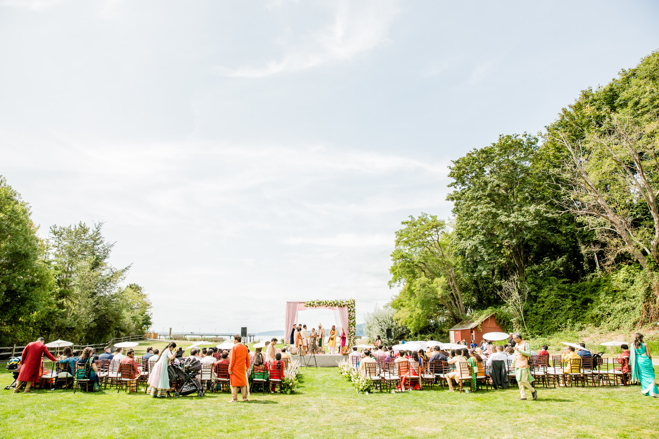 Des Moines Beach Park Indian Wedding by Seattle Wedding Photographer James Thomas Long Photography