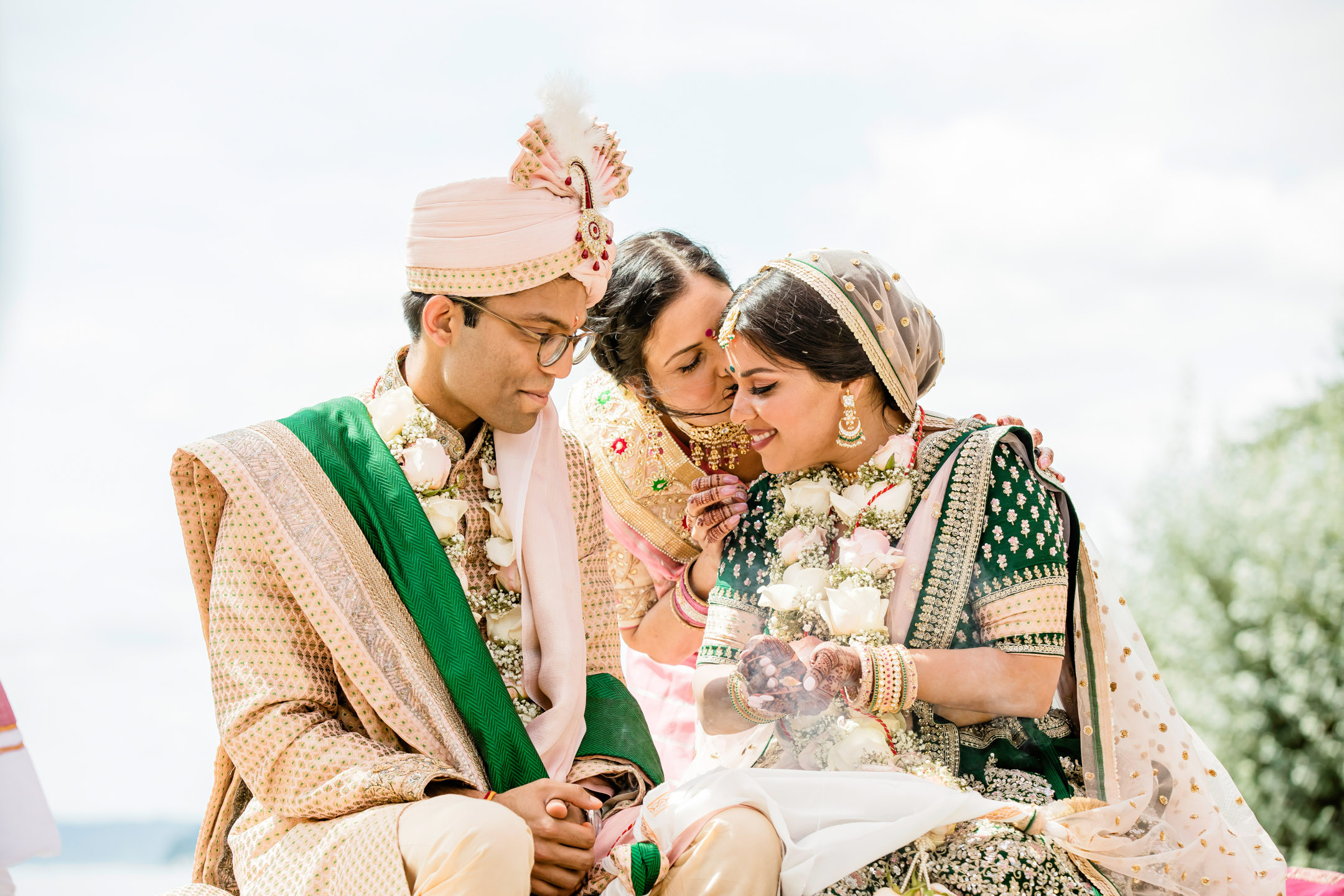 Des Moines Beach Park Indian Wedding by Seattle Wedding Photographer James Thomas Long Photography