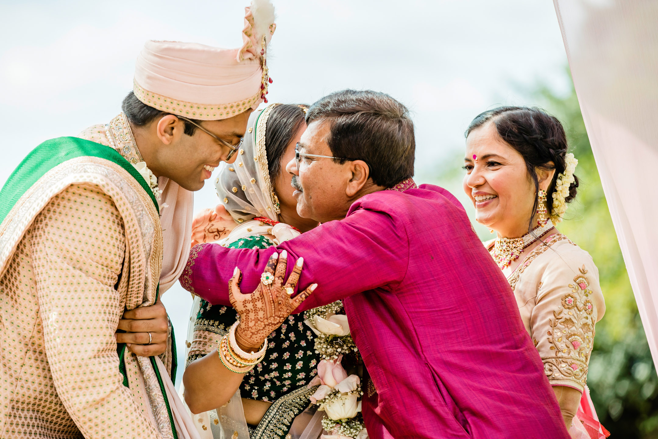 Des Moines Beach Park Indian Wedding by Seattle Wedding Photographer James Thomas Long Photography