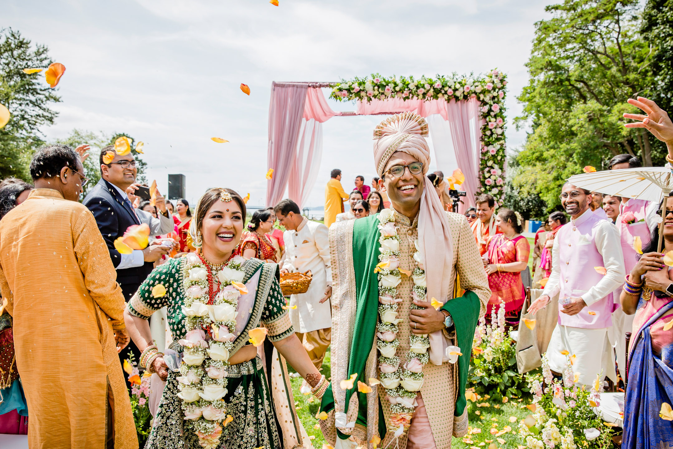 Des Moines Beach Park Indian Wedding by Seattle Wedding Photographer James Thomas Long Photography