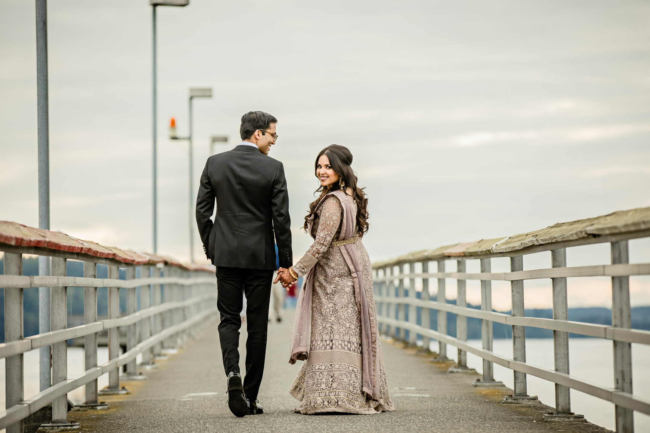 Des Moines Beach Park Indian Wedding by Seattle Wedding Photographer James Thomas Long Photography