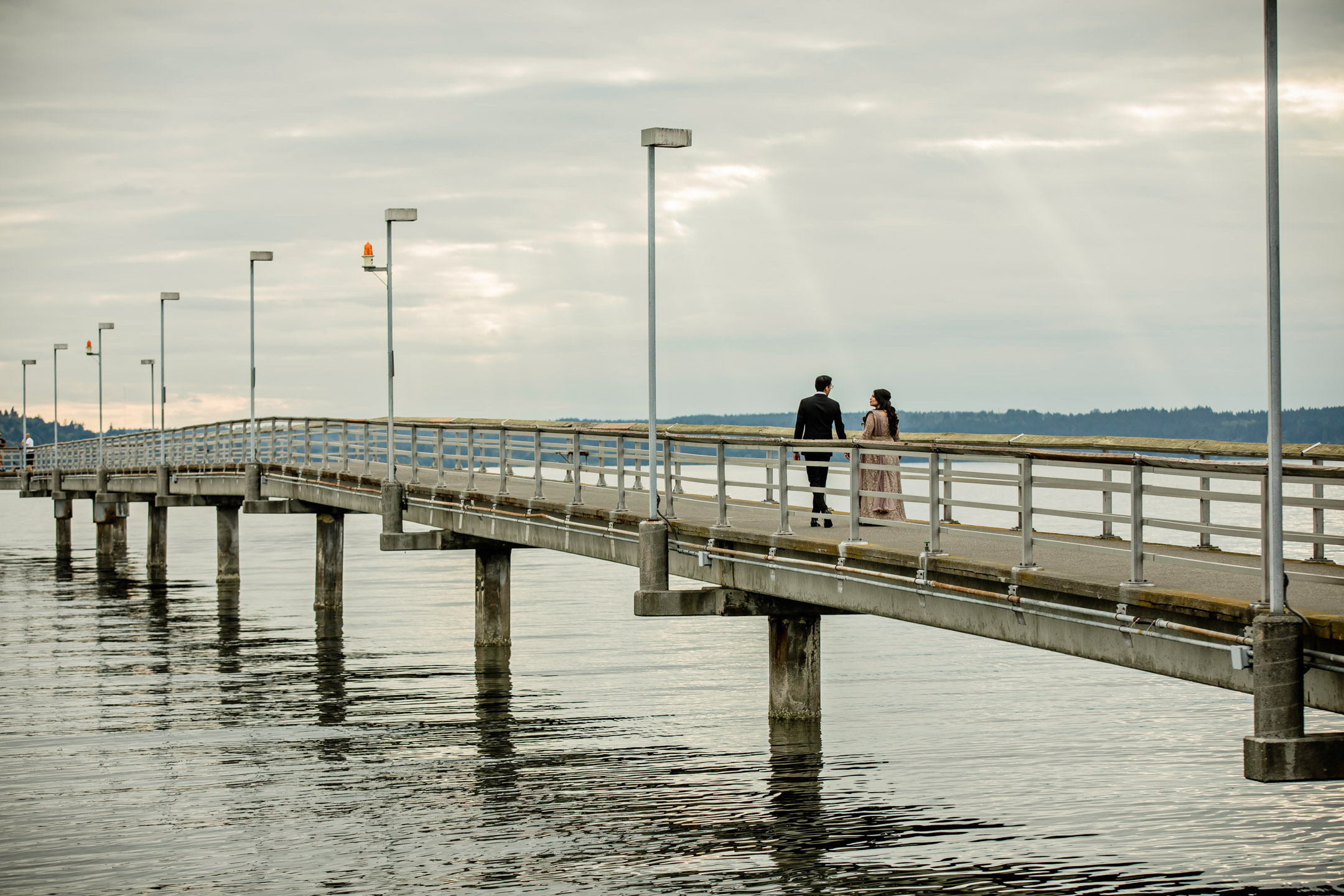 Des Moines Beach Park Indian Wedding by Seattle Wedding Photographer James Thomas Long Photography