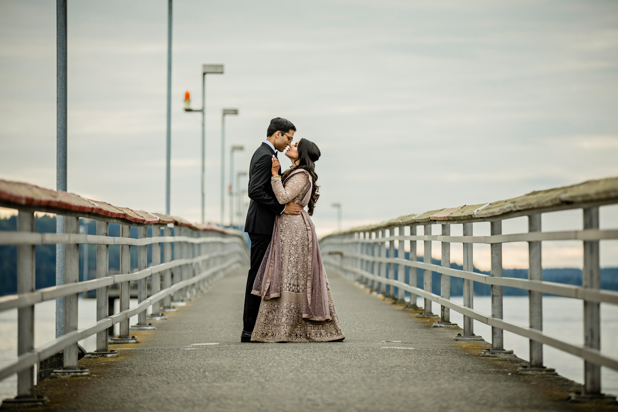 Des Moines Beach Park Indian Wedding by Seattle Wedding Photographer James Thomas Long Photography