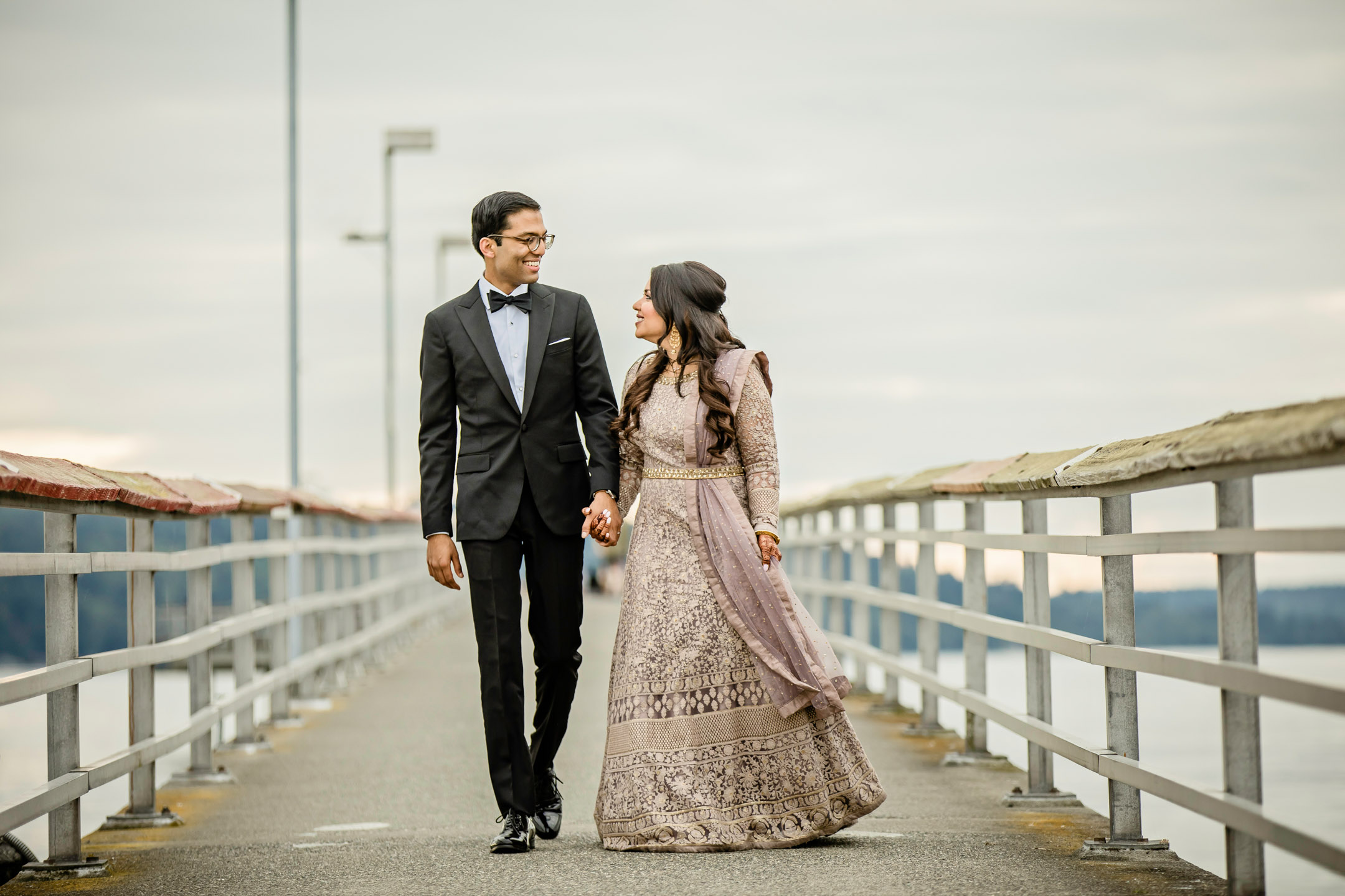 Des Moines Beach Park Indian Wedding by Seattle Wedding Photographer James Thomas Long Photography