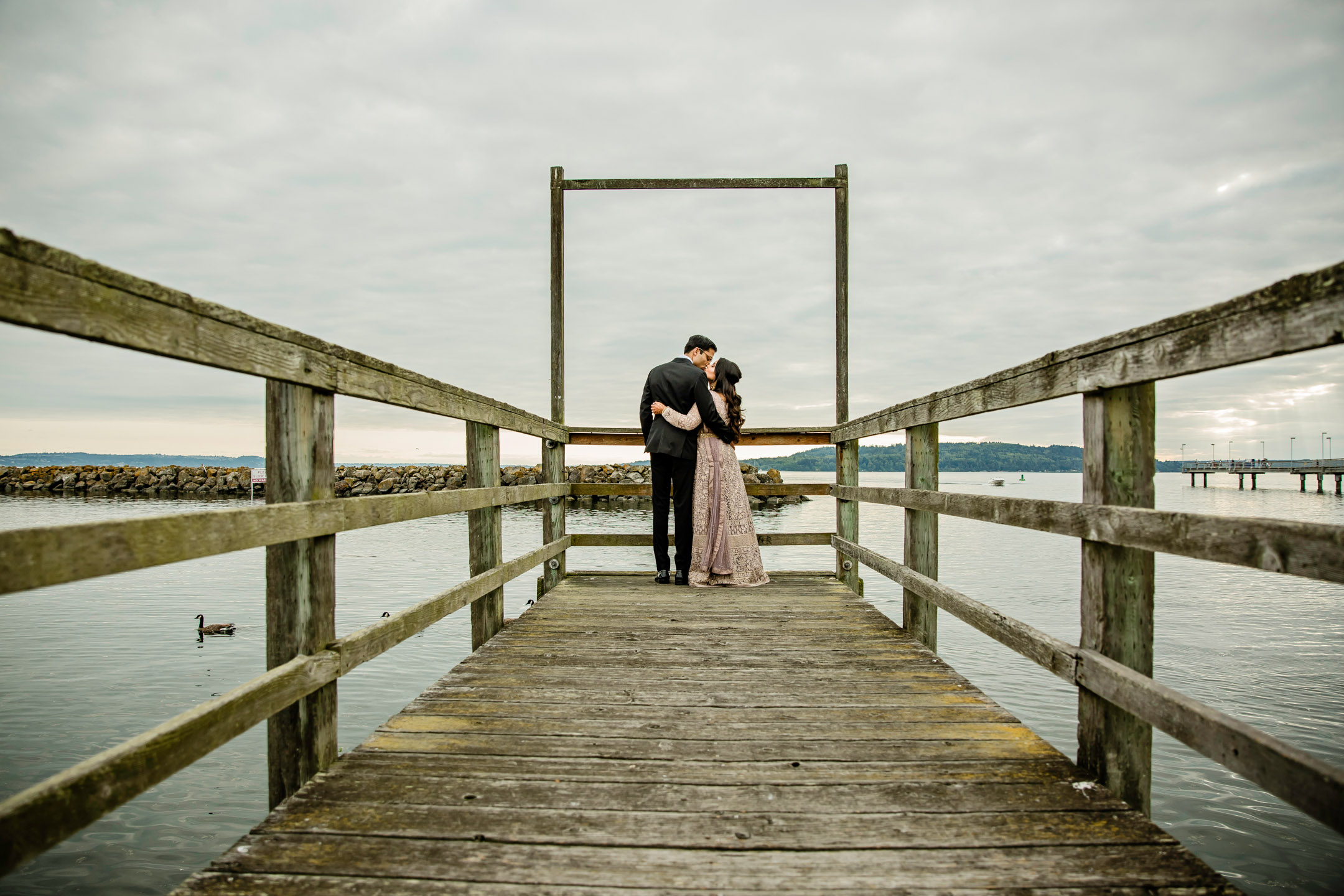 Des Moines Beach Park Indian Wedding by Seattle Wedding Photographer James Thomas Long Photography