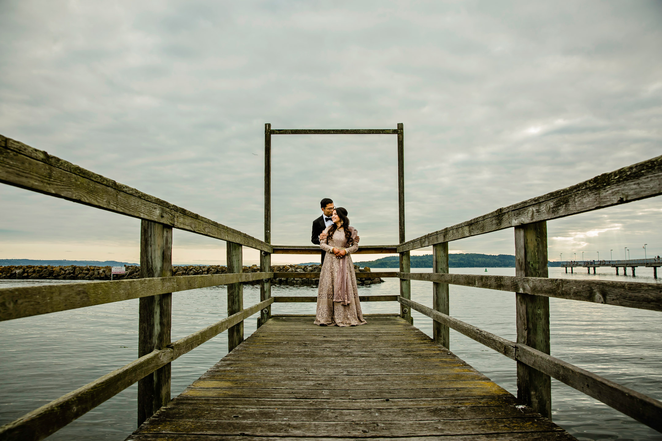 Des Moines Beach Park Indian Wedding by Seattle Wedding Photographer James Thomas Long Photography