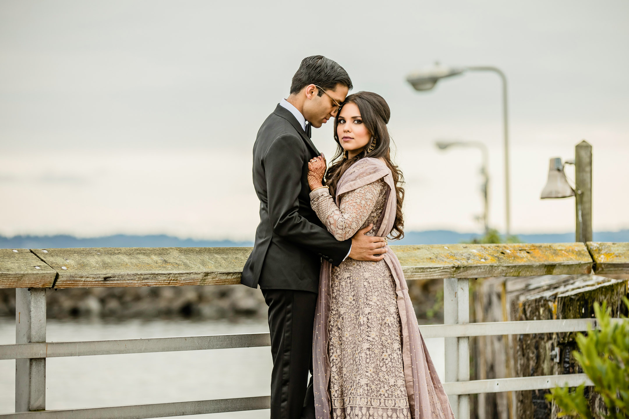 Des Moines Beach Park Indian Wedding by Seattle Wedding Photographer James Thomas Long Photography