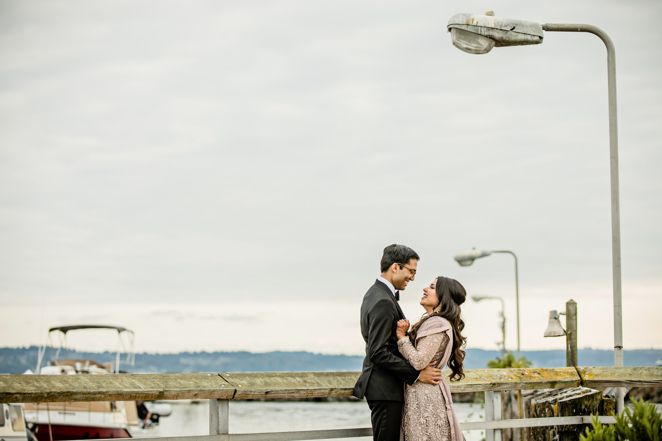 Des Moines Beach Park Indian Wedding by Seattle Wedding Photographer James Thomas Long Photography