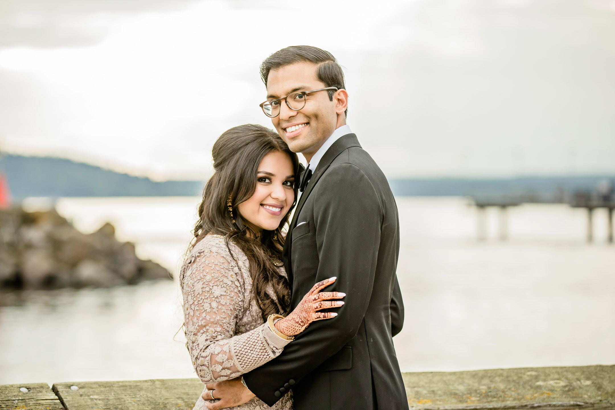 Des Moines Beach Park Indian Wedding by Seattle Wedding Photographer James Thomas Long Photography