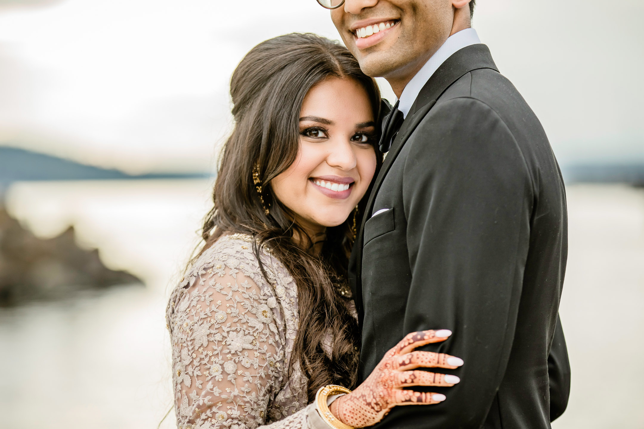 Des Moines Beach Park Indian Wedding by Seattle Wedding Photographer James Thomas Long Photography