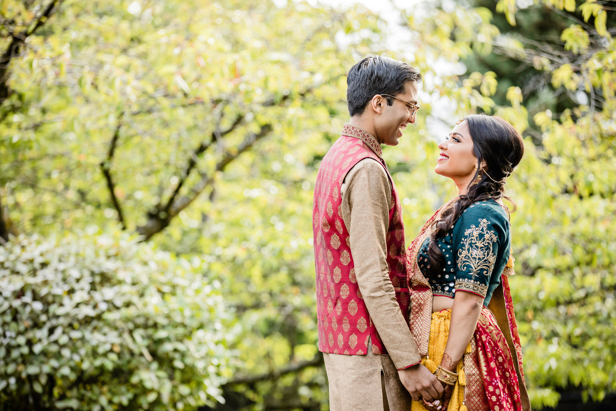 Seattle Airport Marriott wedding Sangeet and Garba by Seattle wedding photographer James Thomas Long Photography