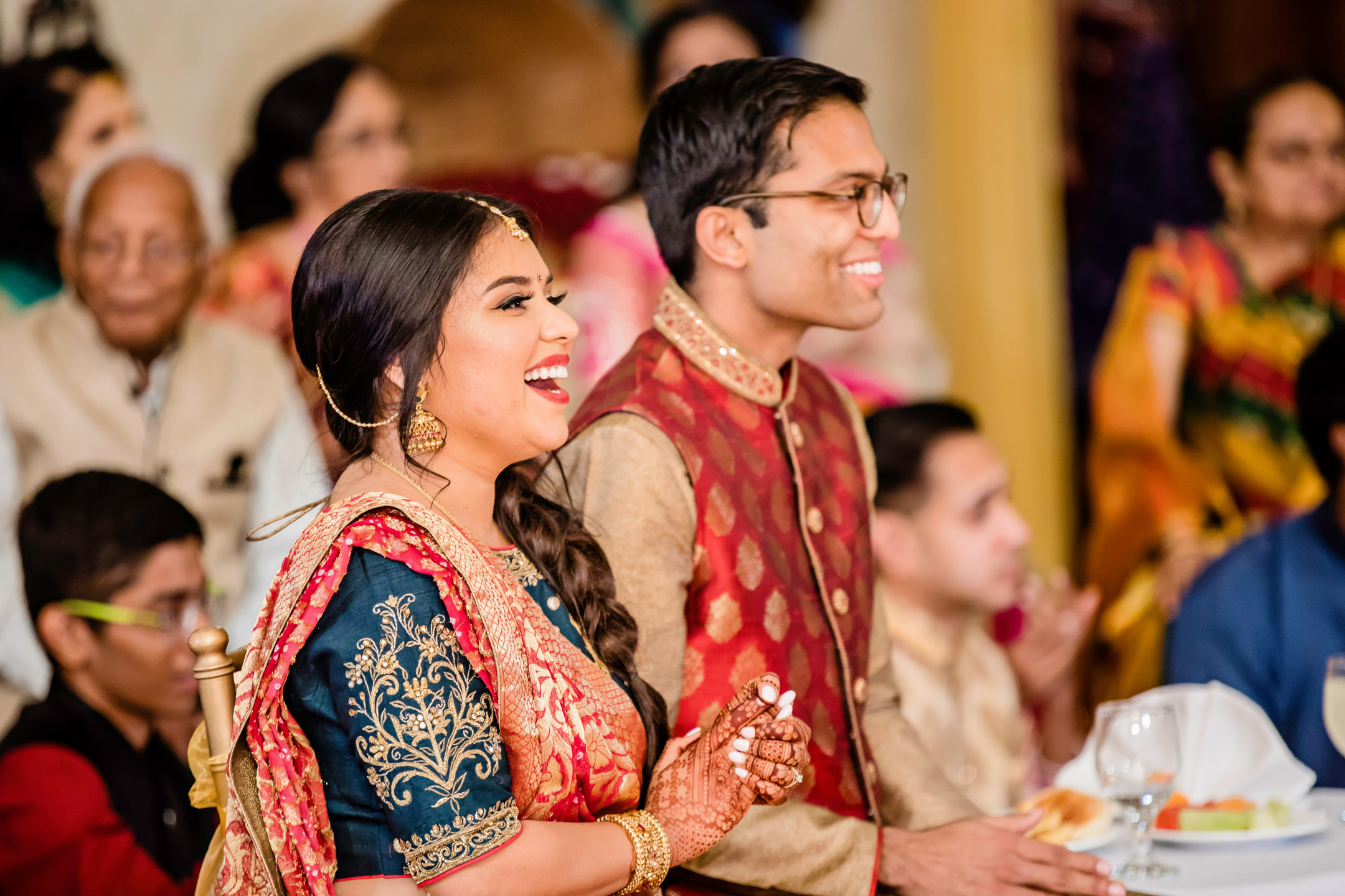 Seattle Airport Marriott wedding Sangeet and Garba by Seattle wedding photographer James Thomas Long Photography