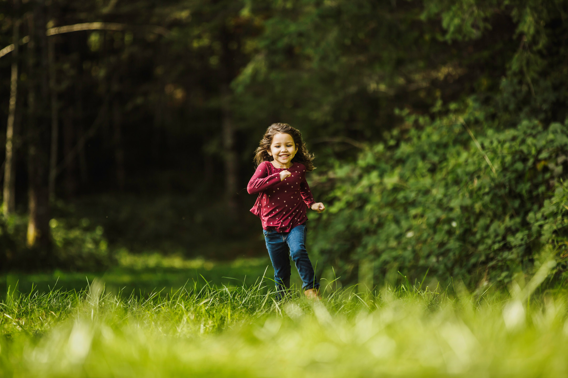 Family of three photography session at Snoqualmie Falls by James Thomas Long Photography