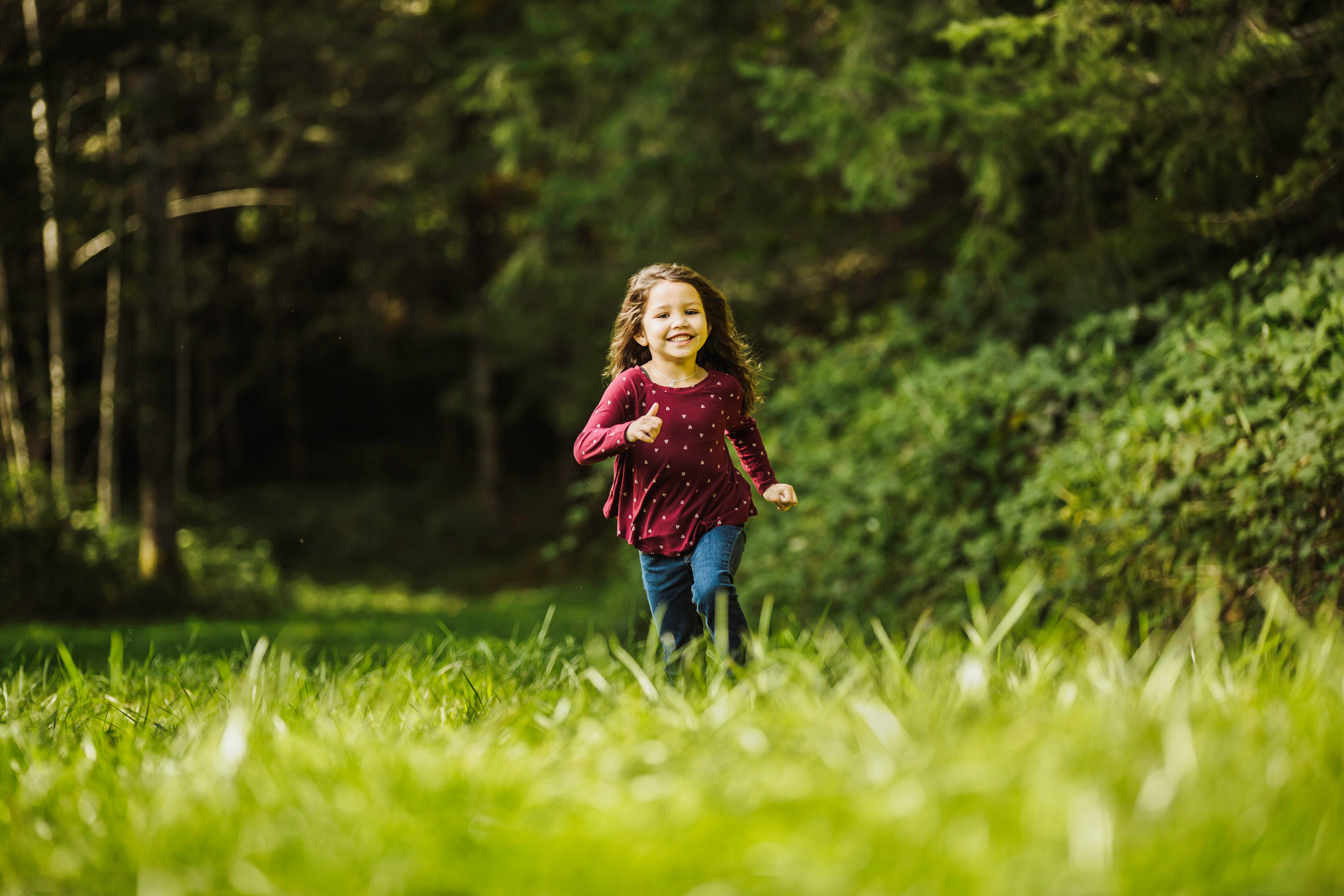 Family of three photography session at Snoqualmie Falls by James Thomas Long Photography