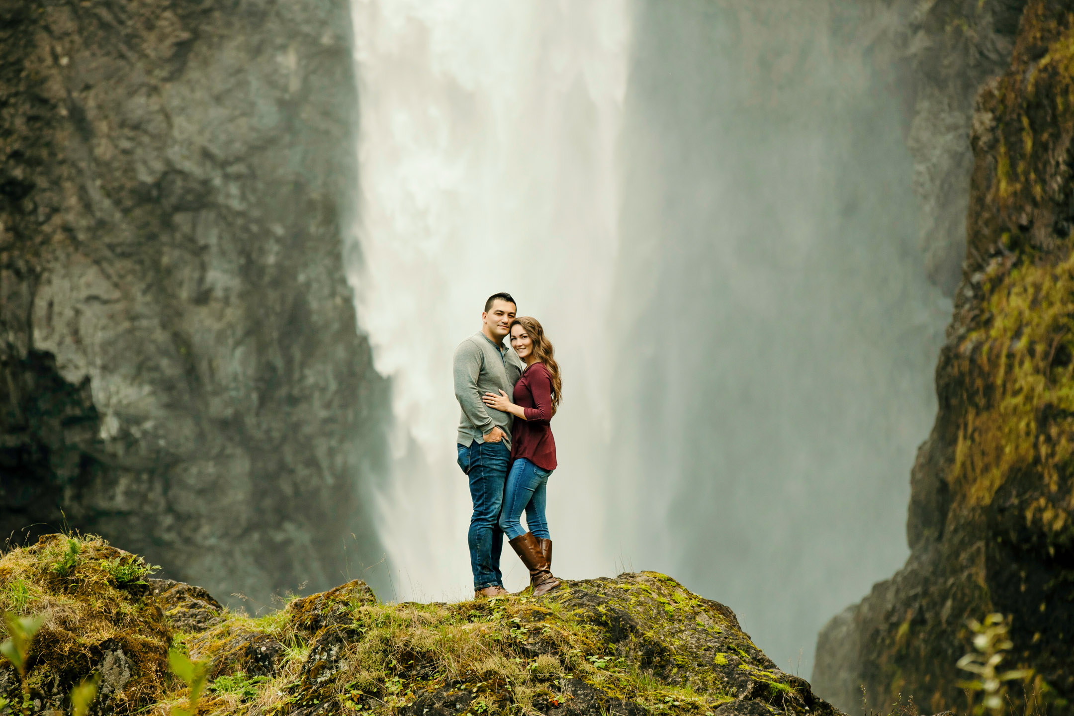 Adventure engagement session in the Cascade mountains by James Thomas Long Photography