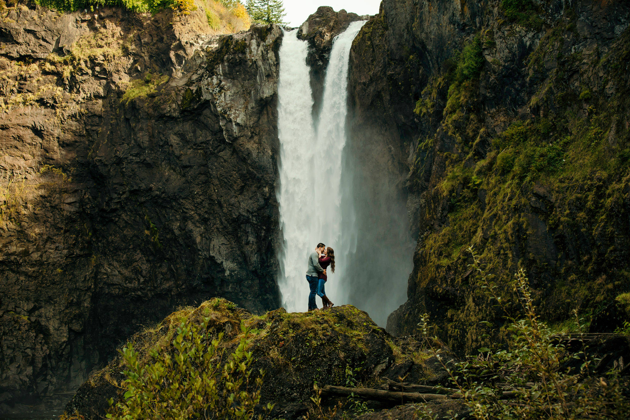 Adventure engagement session in the Cascade mountains by James Thomas Long Photography