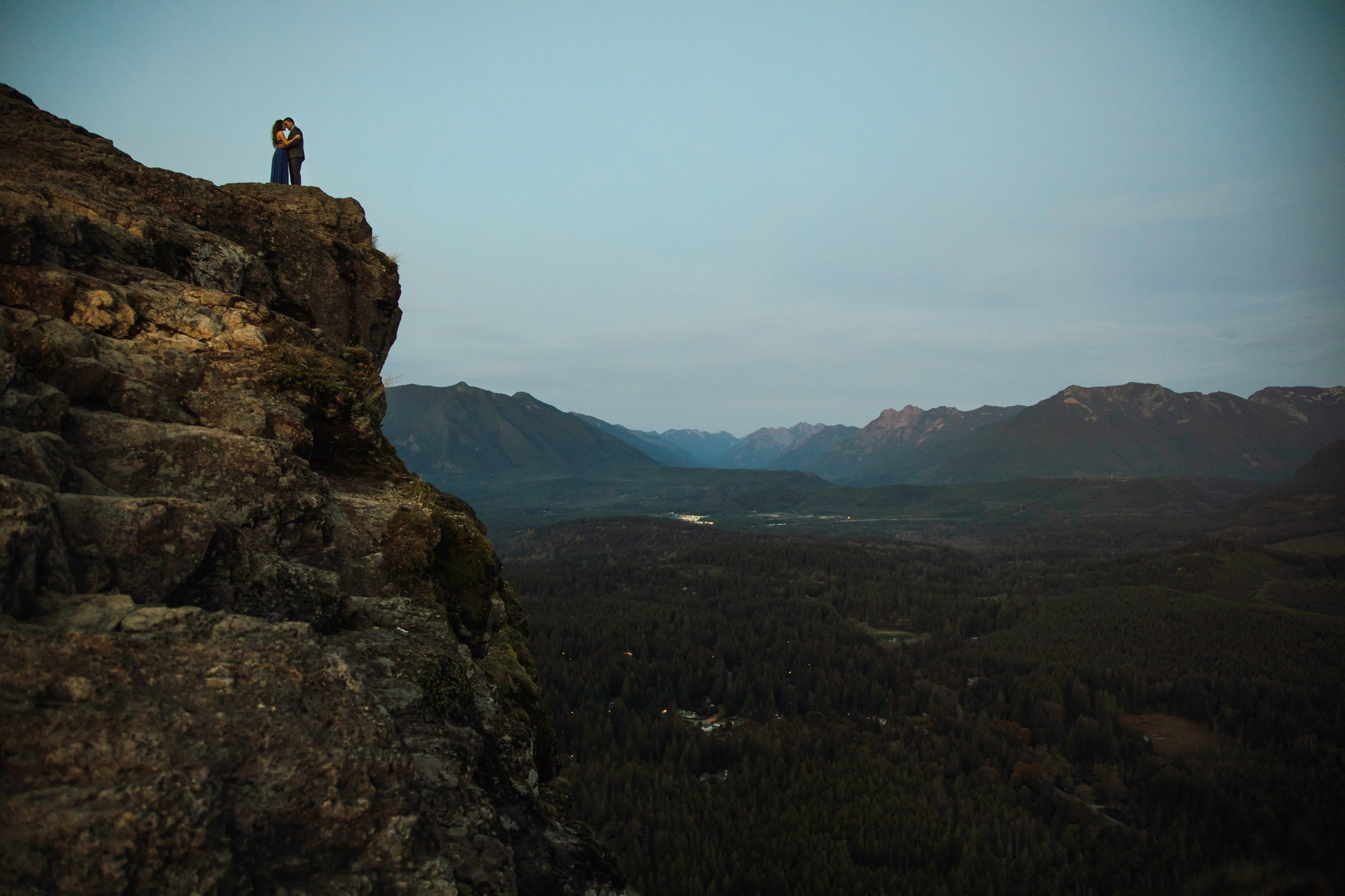 Adventure engagement session in the Cascade mountains by James Thomas Long Photography