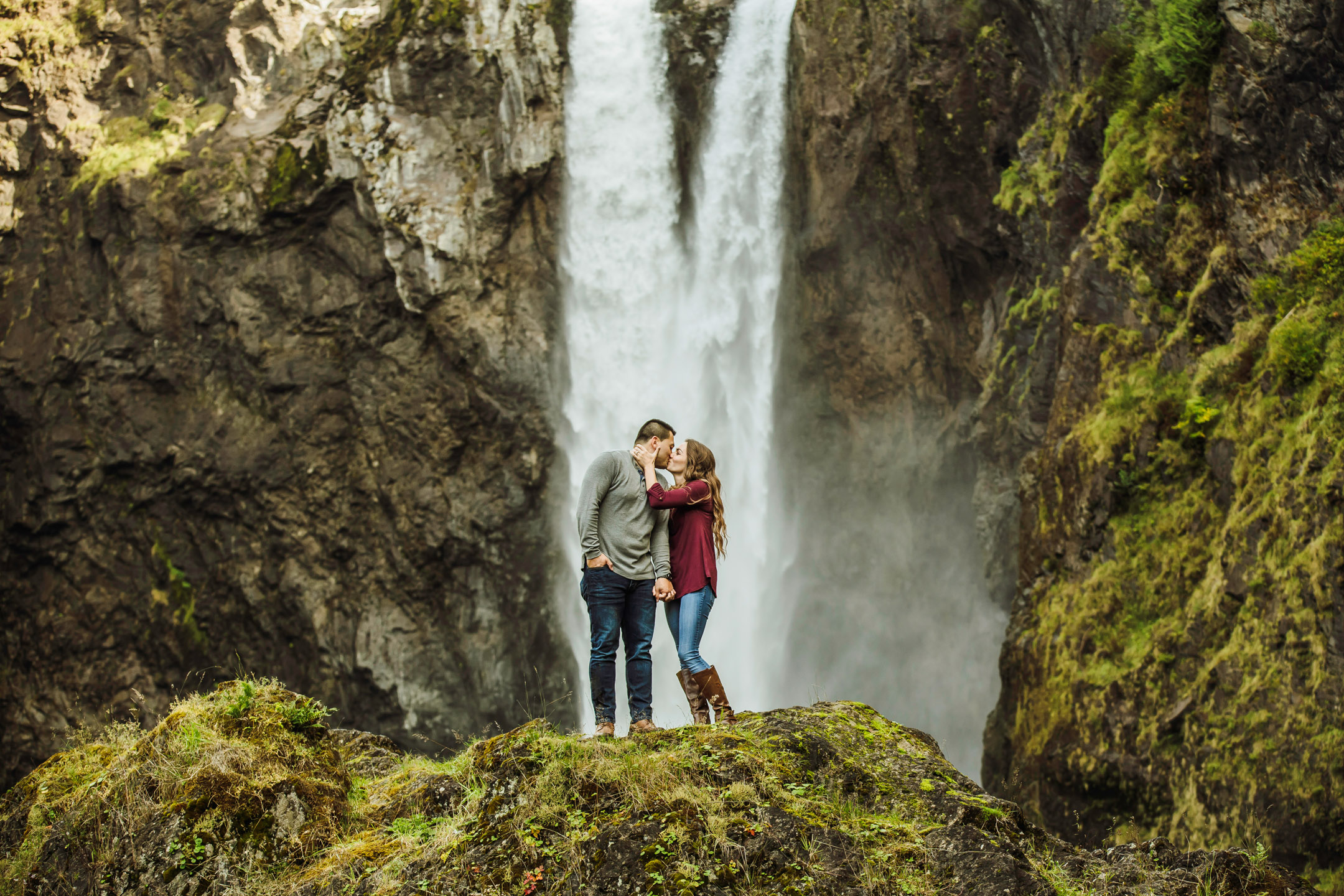 Adventure engagement session in the Cascade mountains by James Thomas Long Photography