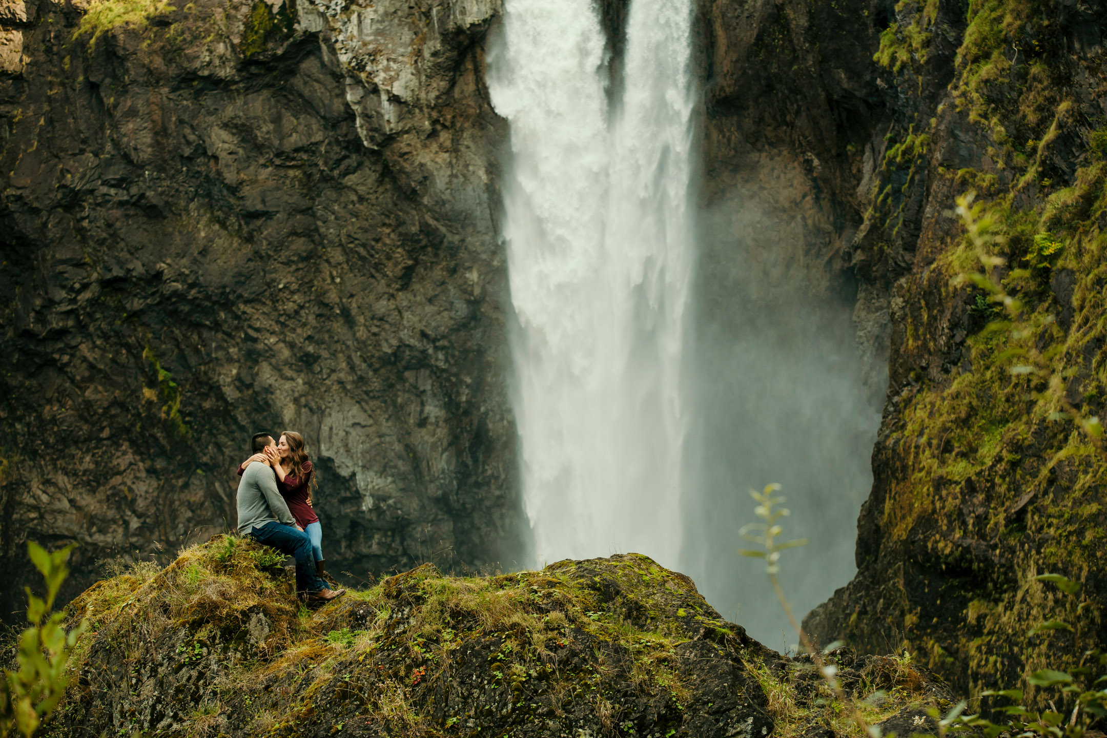 Adventure engagement session in the Cascade mountains by James Thomas Long Photography