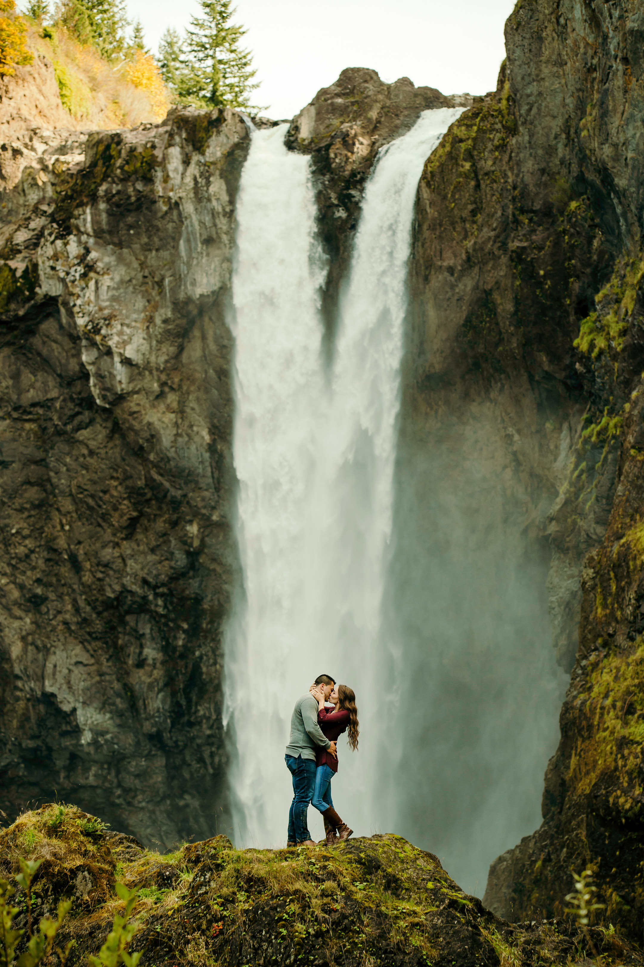 Adventure engagement session in the Cascade mountains by James Thomas Long Photography