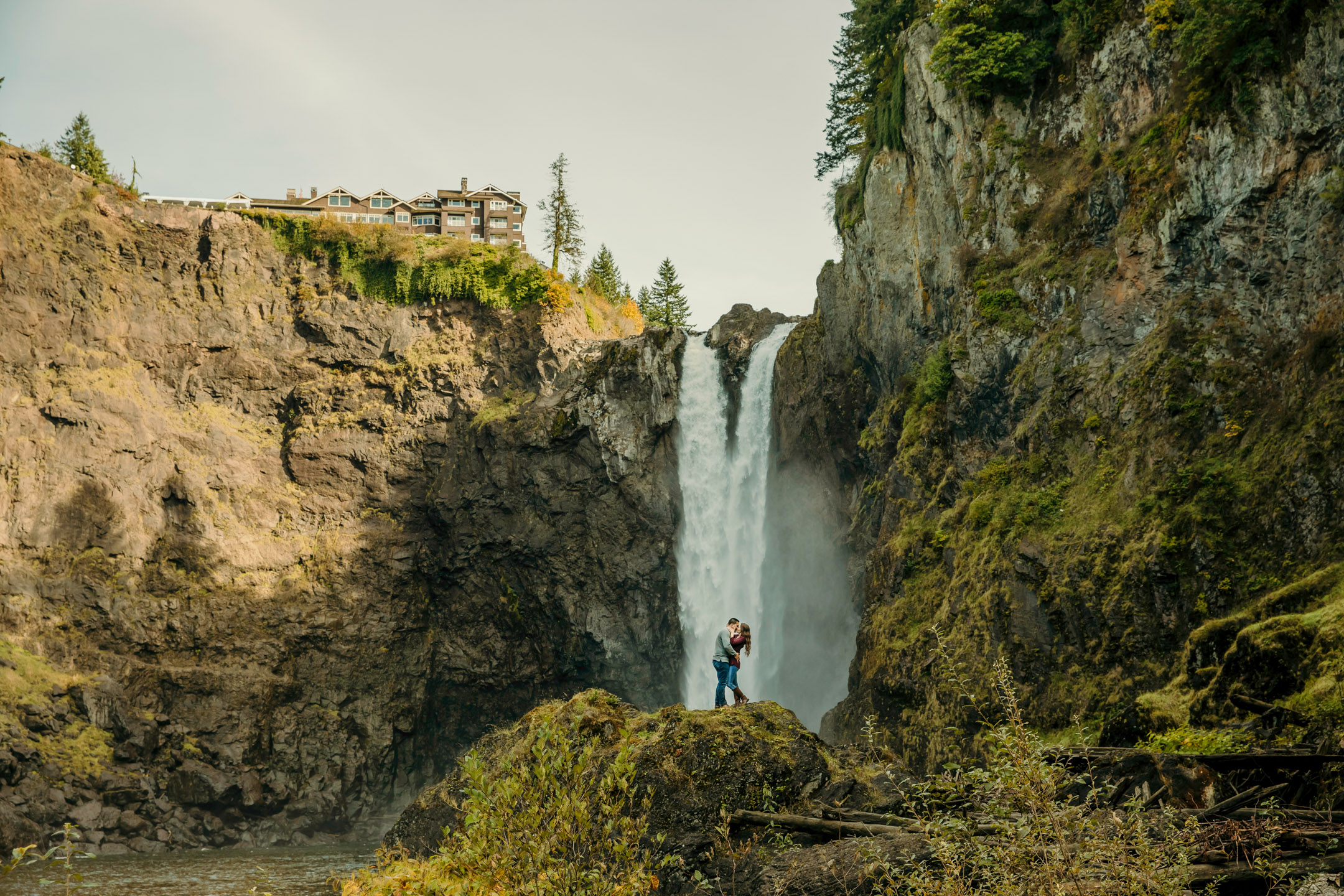 Adventure engagement session in the Cascade mountains by James Thomas Long Photography