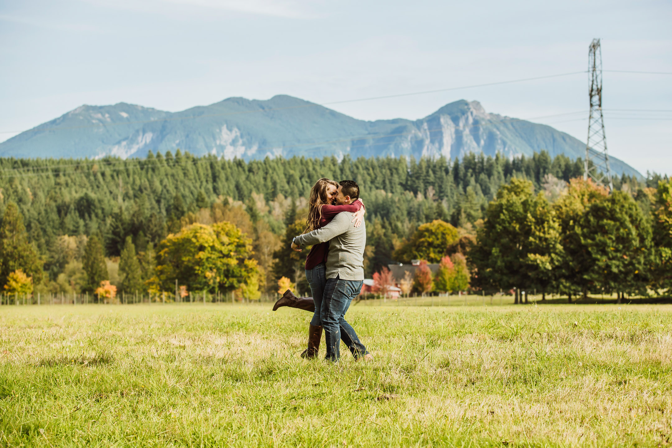 Adventure engagement session in the Cascade mountains by James Thomas Long Photography