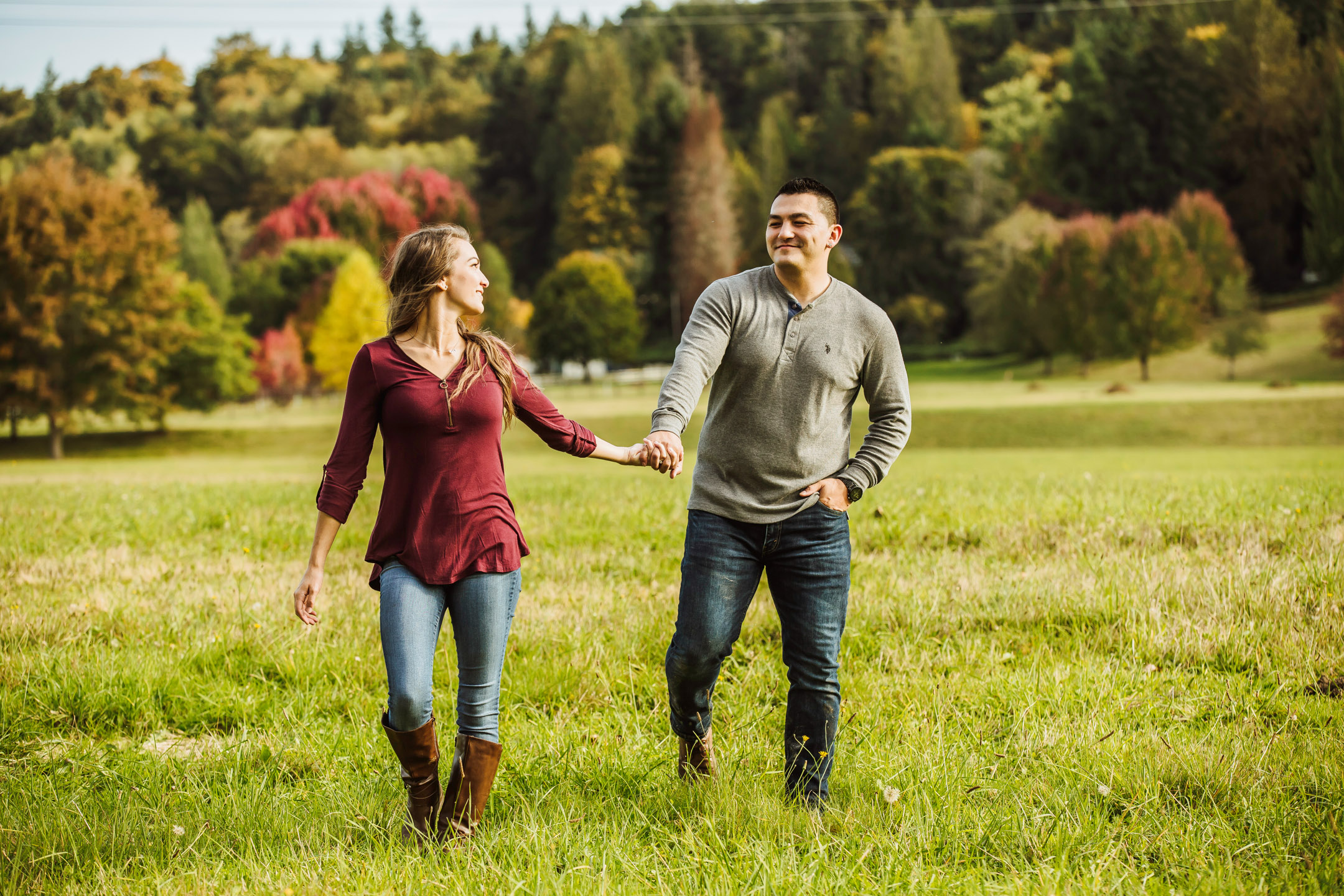 Adventure engagement session in the Cascade mountains by James Thomas Long Photography