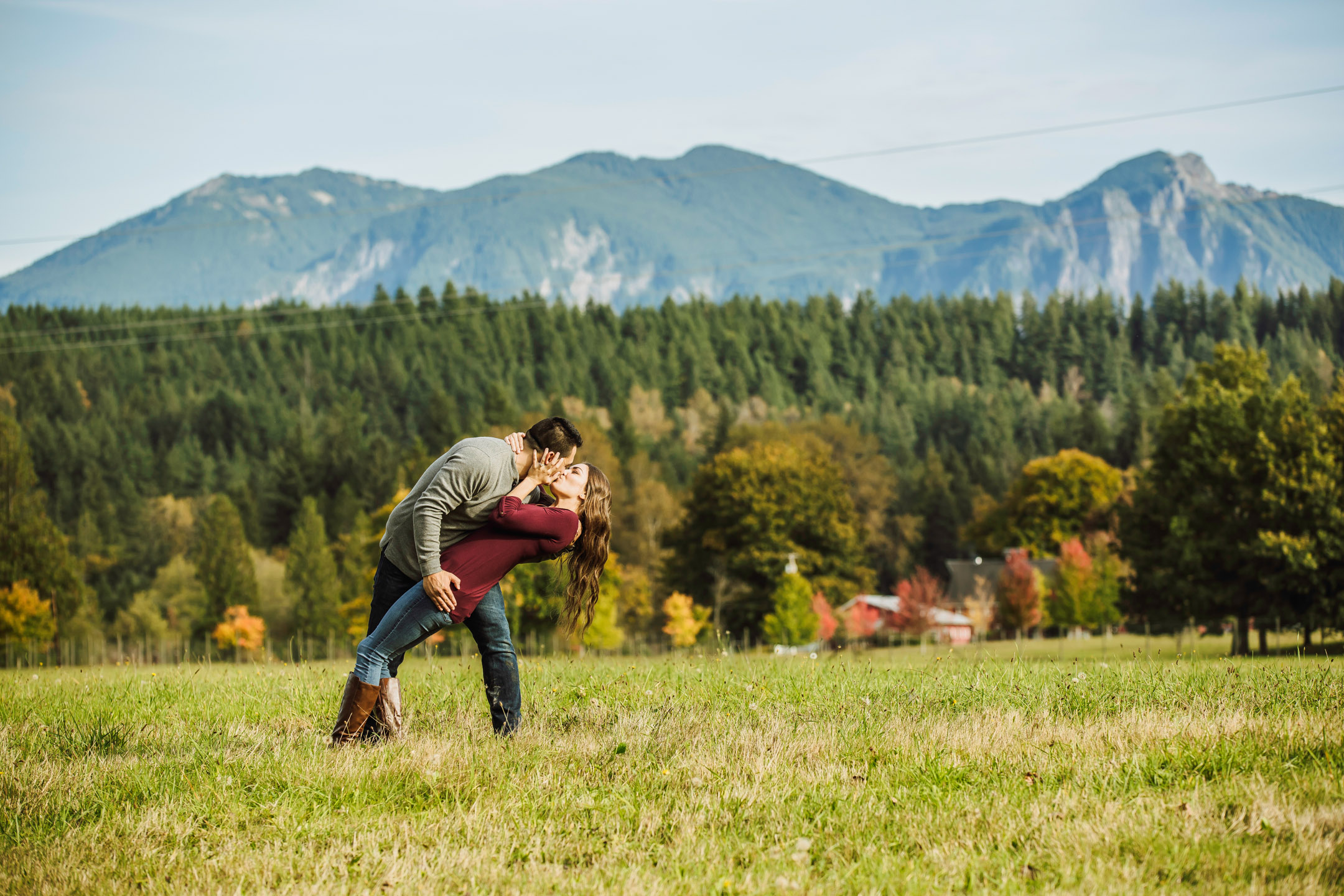 Adventure engagement session in the Cascade mountains by James Thomas Long Photography