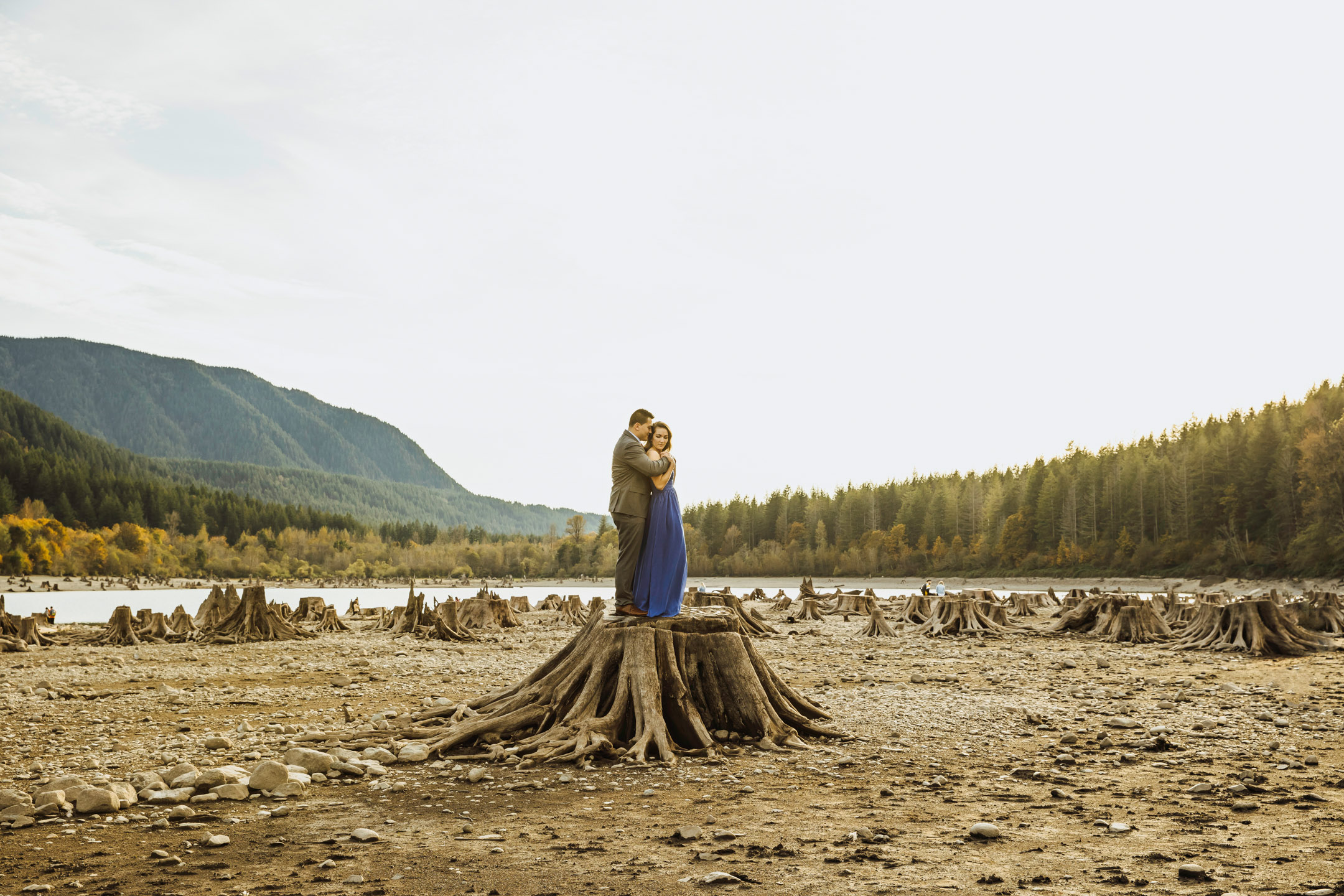 Adventure engagement session in the Cascade mountains by James Thomas Long Photography