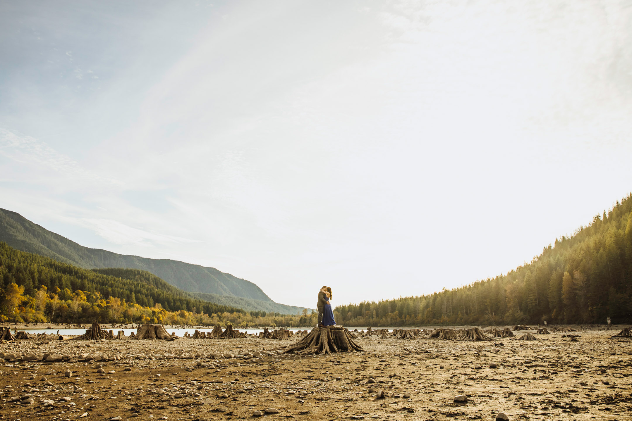 Adventure engagement session in the Cascade mountains by James Thomas Long Photography