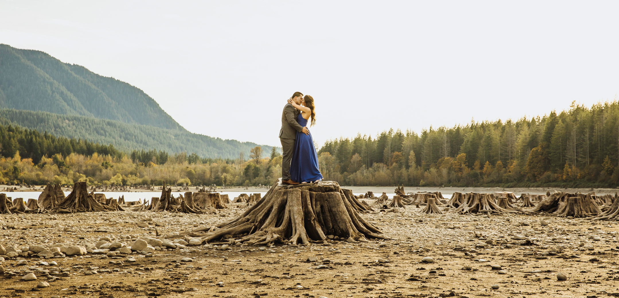 Adventure engagement session in the Cascade mountains by James Thomas Long Photography