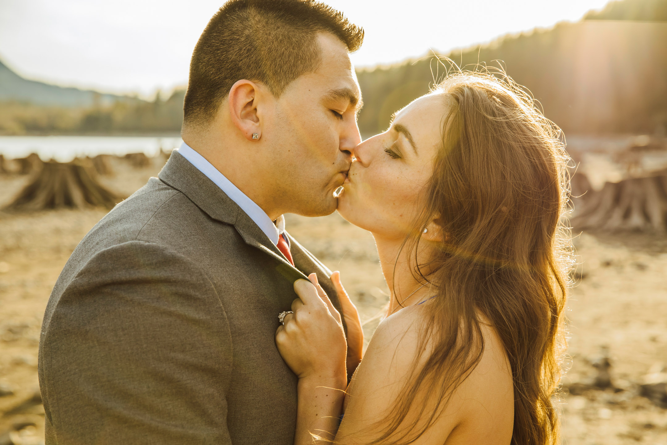 Adventure engagement session in the Cascade mountains by James Thomas Long Photography