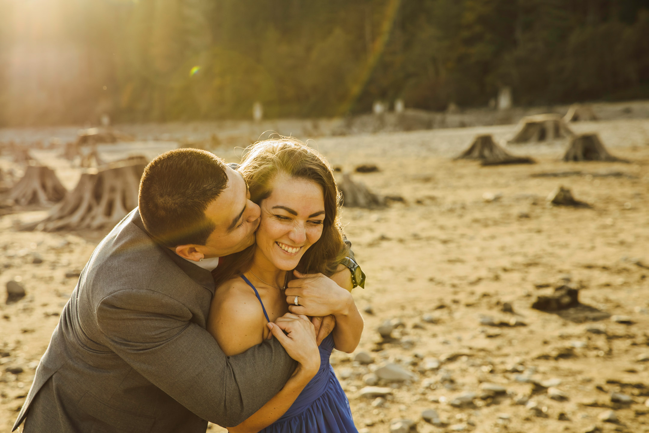 Adventure engagement session in the Cascade mountains by James Thomas Long Photography