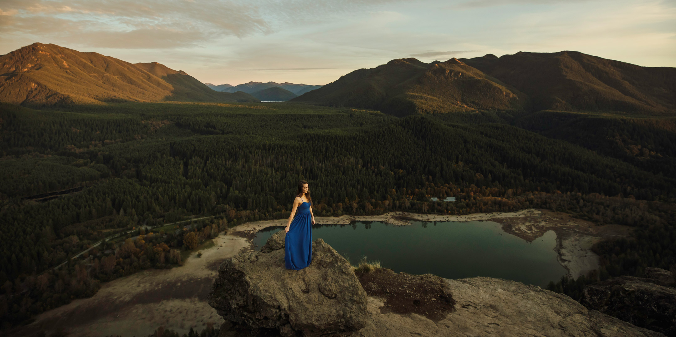 Adventure engagement session in the Cascade mountains by James Thomas Long Photography