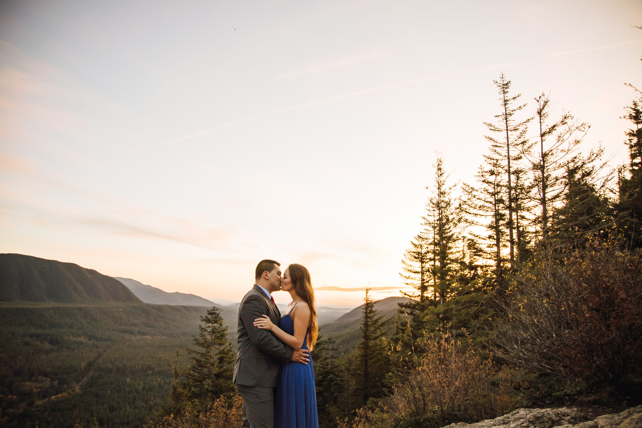 Adventure engagement session in the Cascade mountains by James Thomas Long Photography