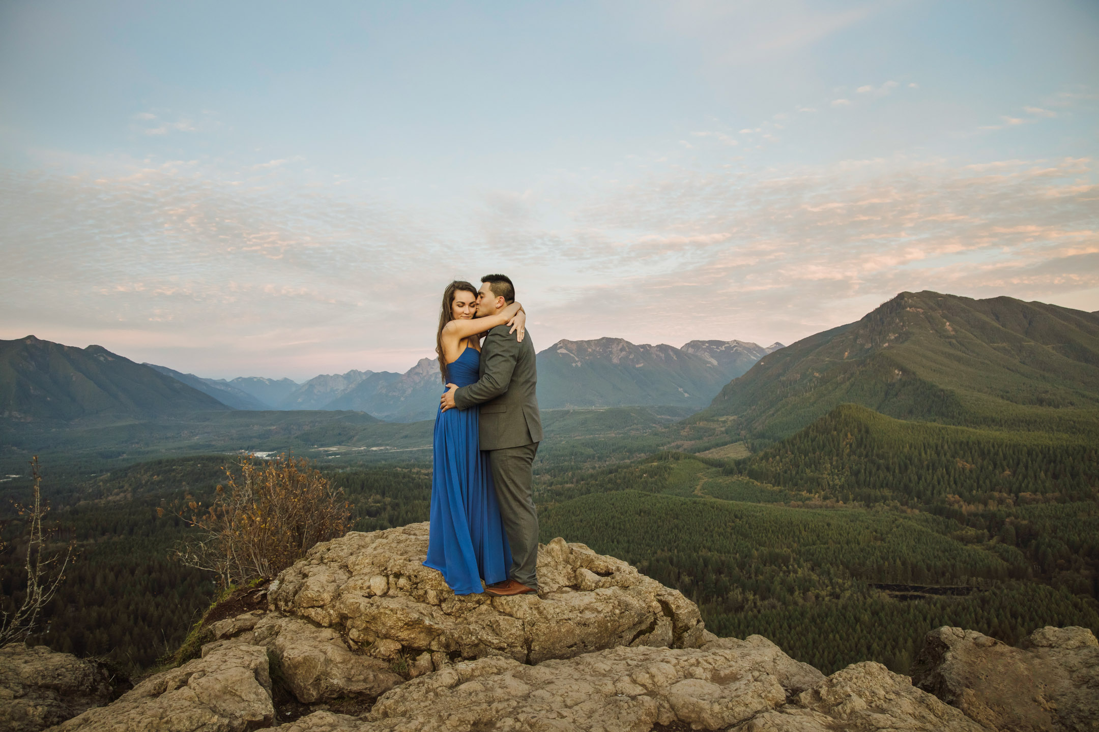 Adventure engagement session in the Cascade mountains by James Thomas Long Photography