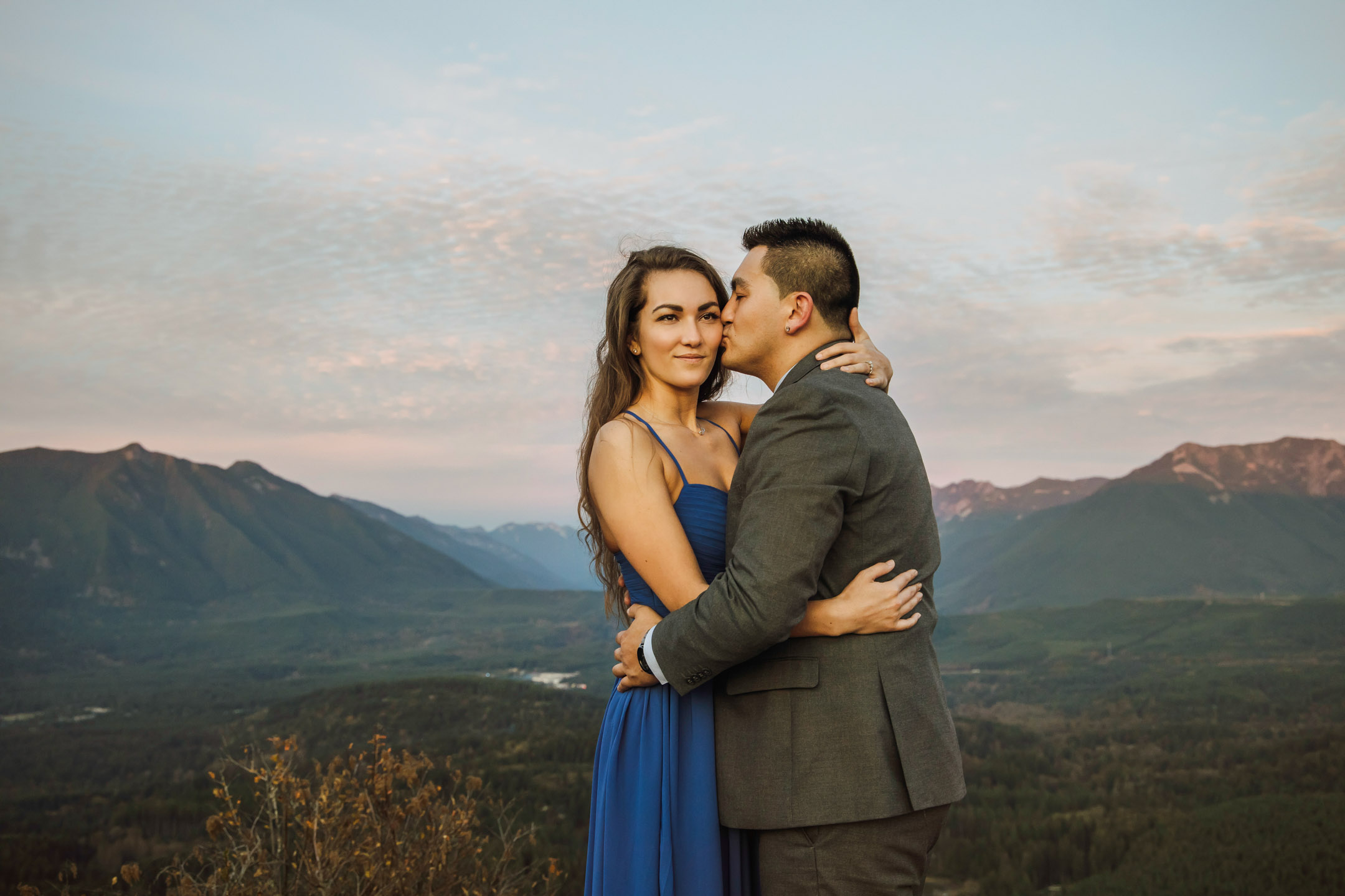 Adventure engagement session in the Cascade mountains by James Thomas Long Photography