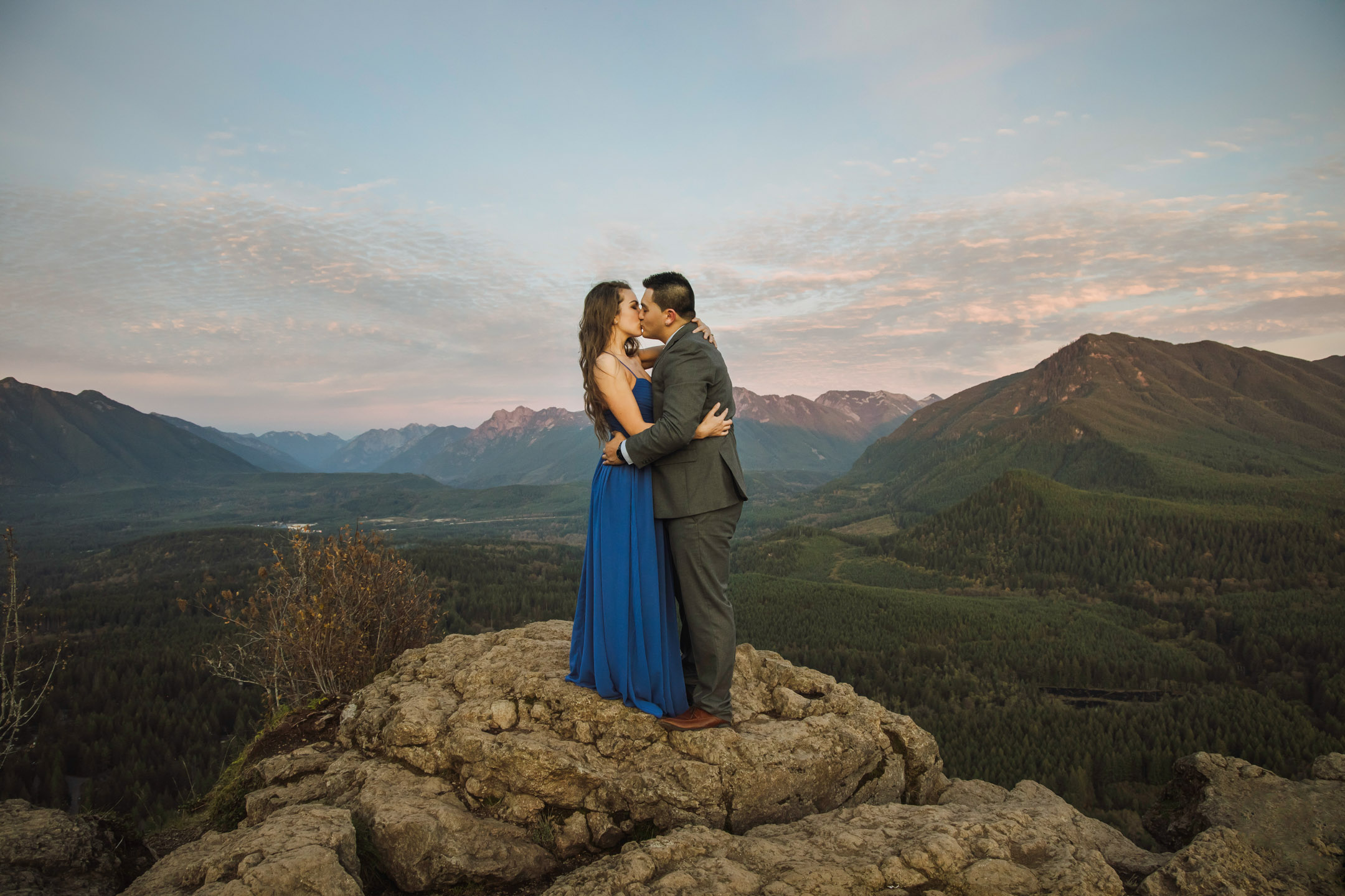 Adventure engagement session in the Cascade mountains by James Thomas Long Photography