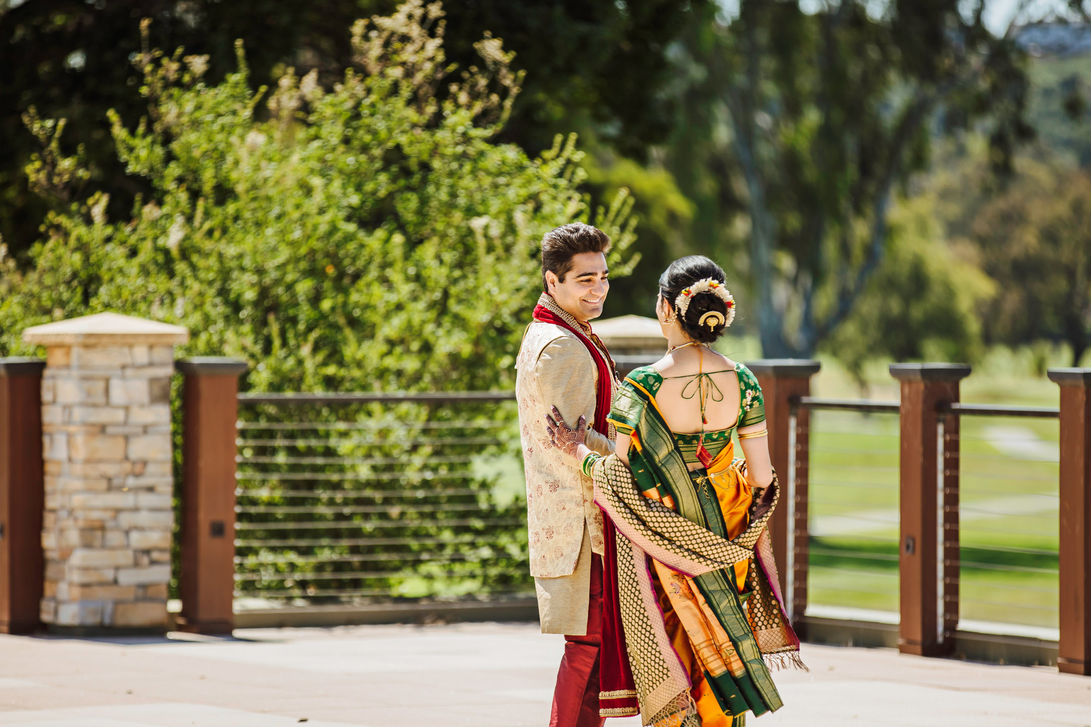 Peacock Gap San Rafael Hindu fusion wedding by James Thomas Long Photography