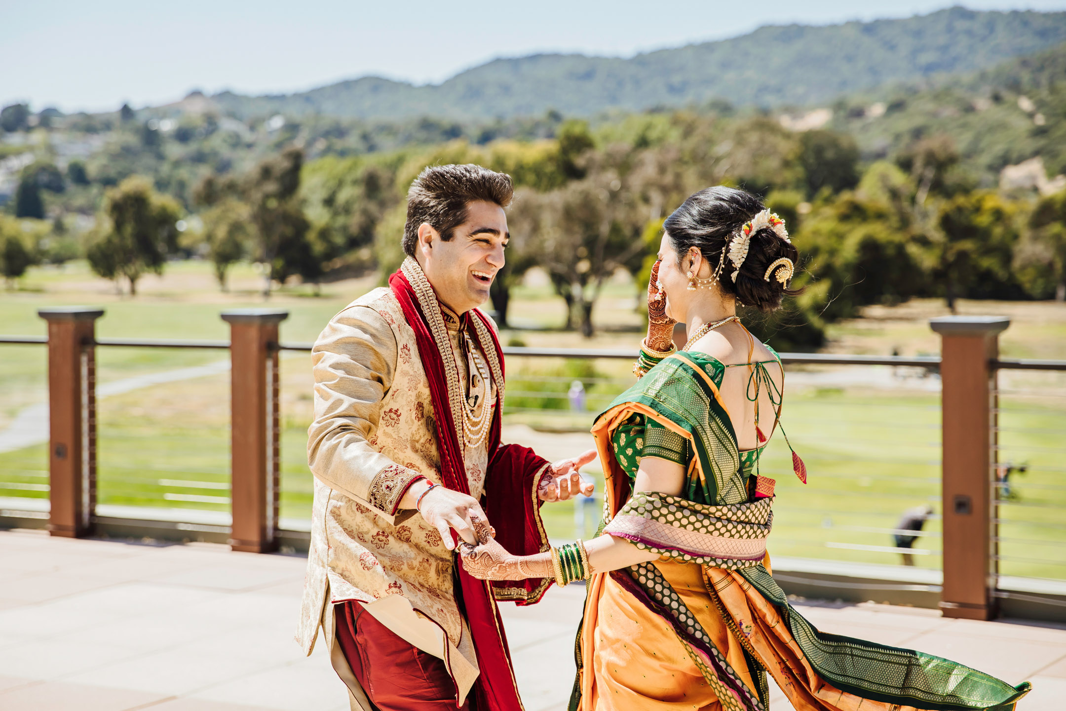 Peacock Gap San Rafael Hindu fusion wedding by James Thomas Long Photography