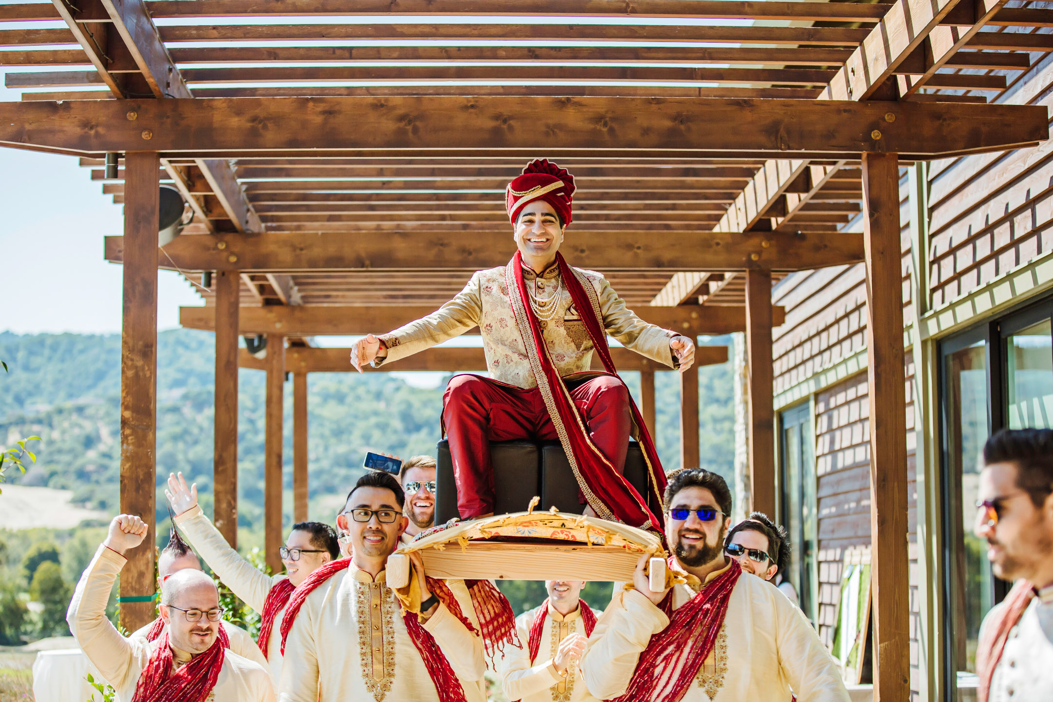 Peacock Gap San Rafael Hindu fusion wedding by James Thomas Long Photography