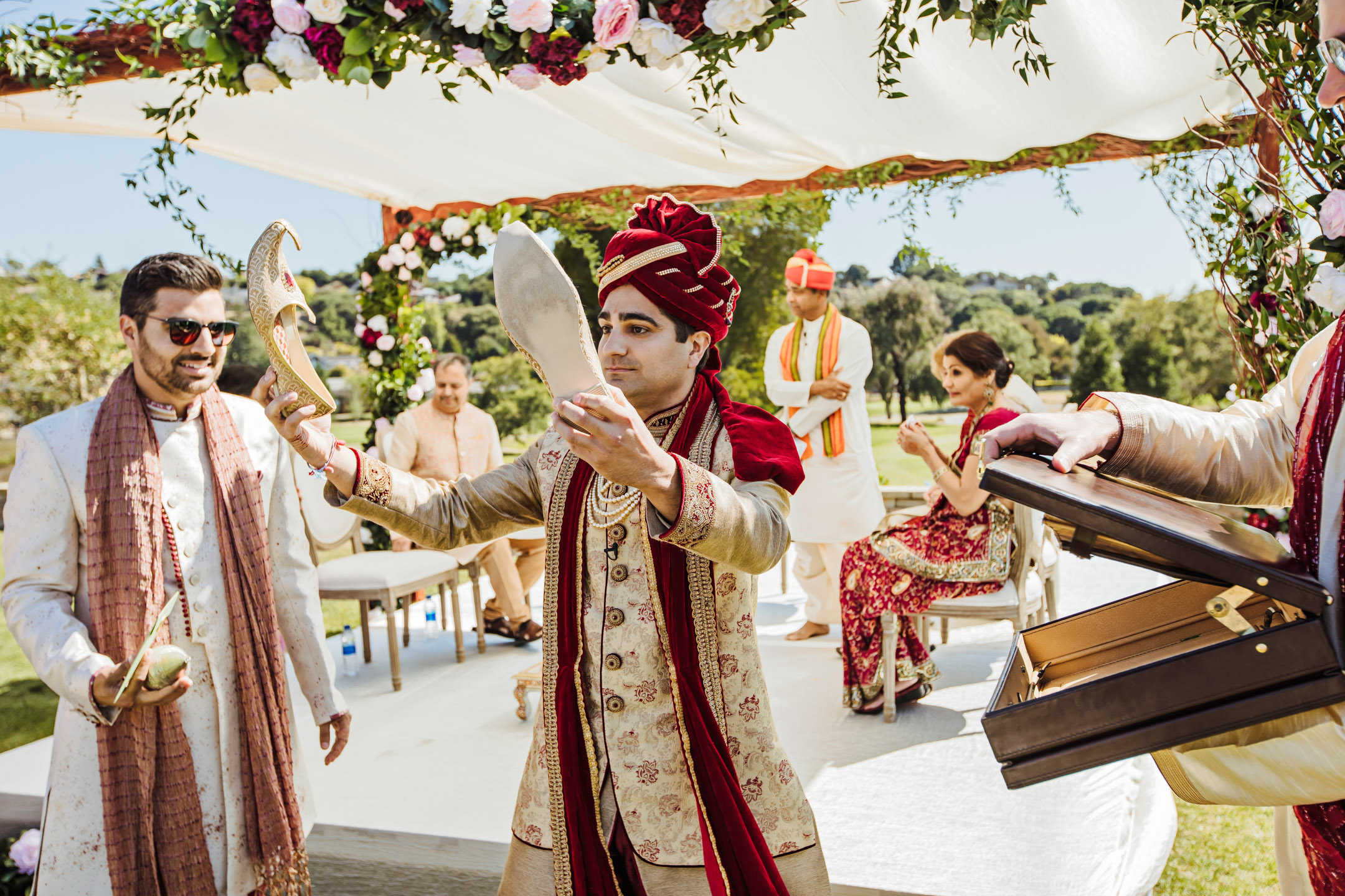 Peacock Gap San Rafael Hindu fusion wedding by James Thomas Long Photography