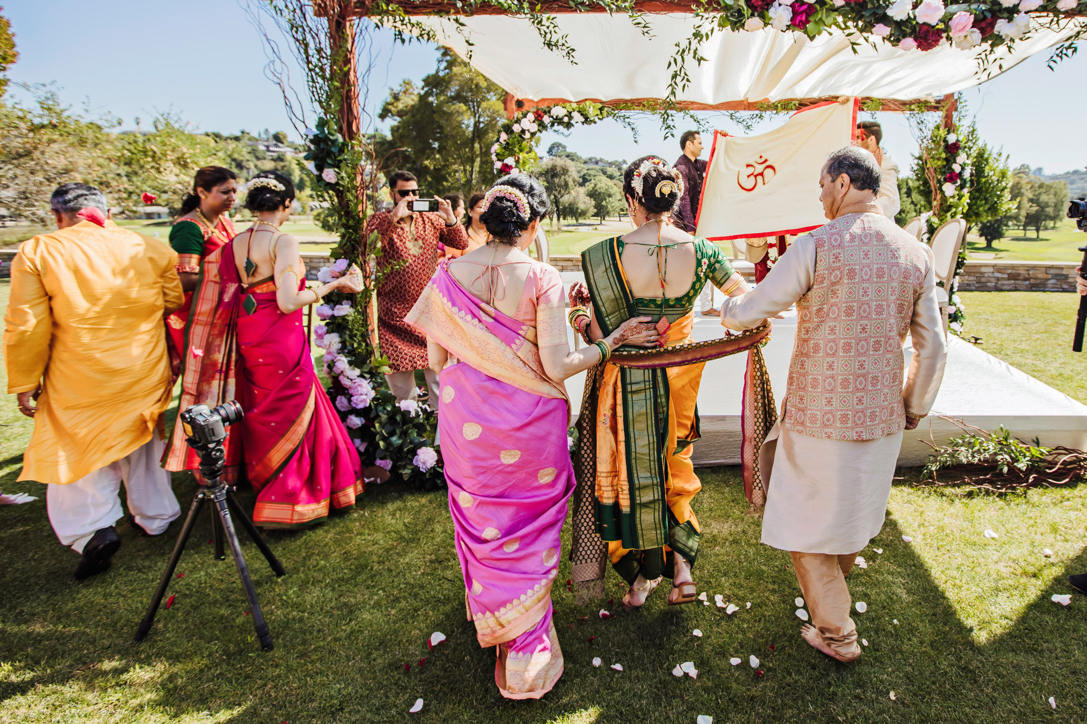 Peacock Gap San Rafael Hindu fusion wedding by James Thomas Long Photography