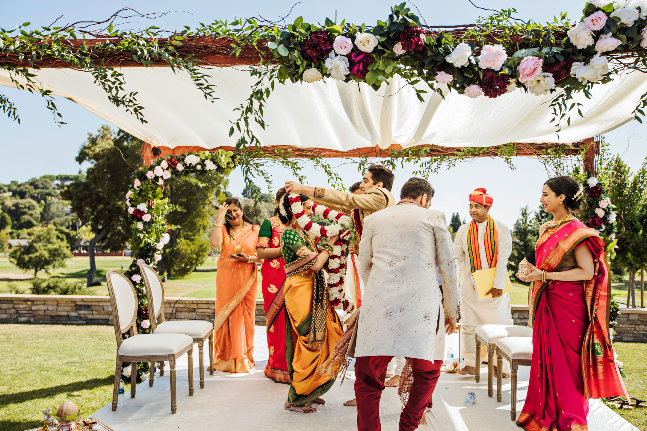 Peacock Gap San Rafael Hindu fusion wedding by James Thomas Long Photography