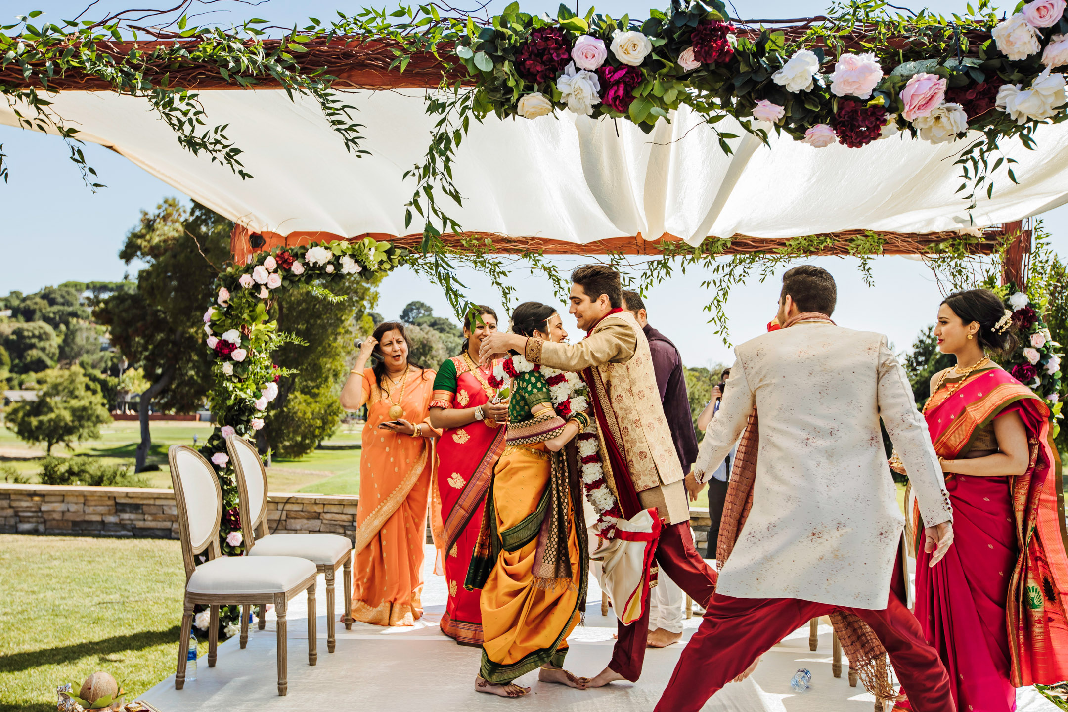 Peacock Gap San Rafael Hindu fusion wedding by James Thomas Long Photography