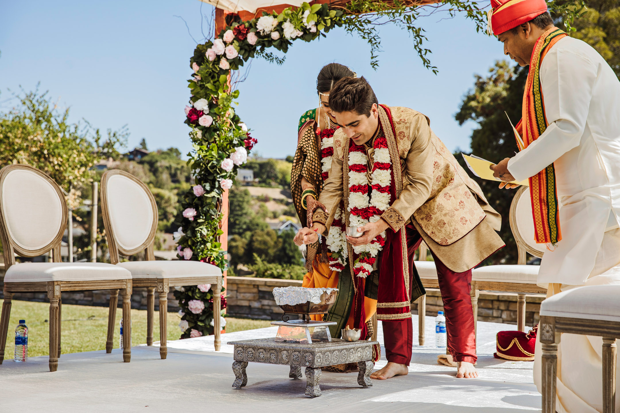 Peacock Gap San Rafael Hindu fusion wedding by James Thomas Long Photography