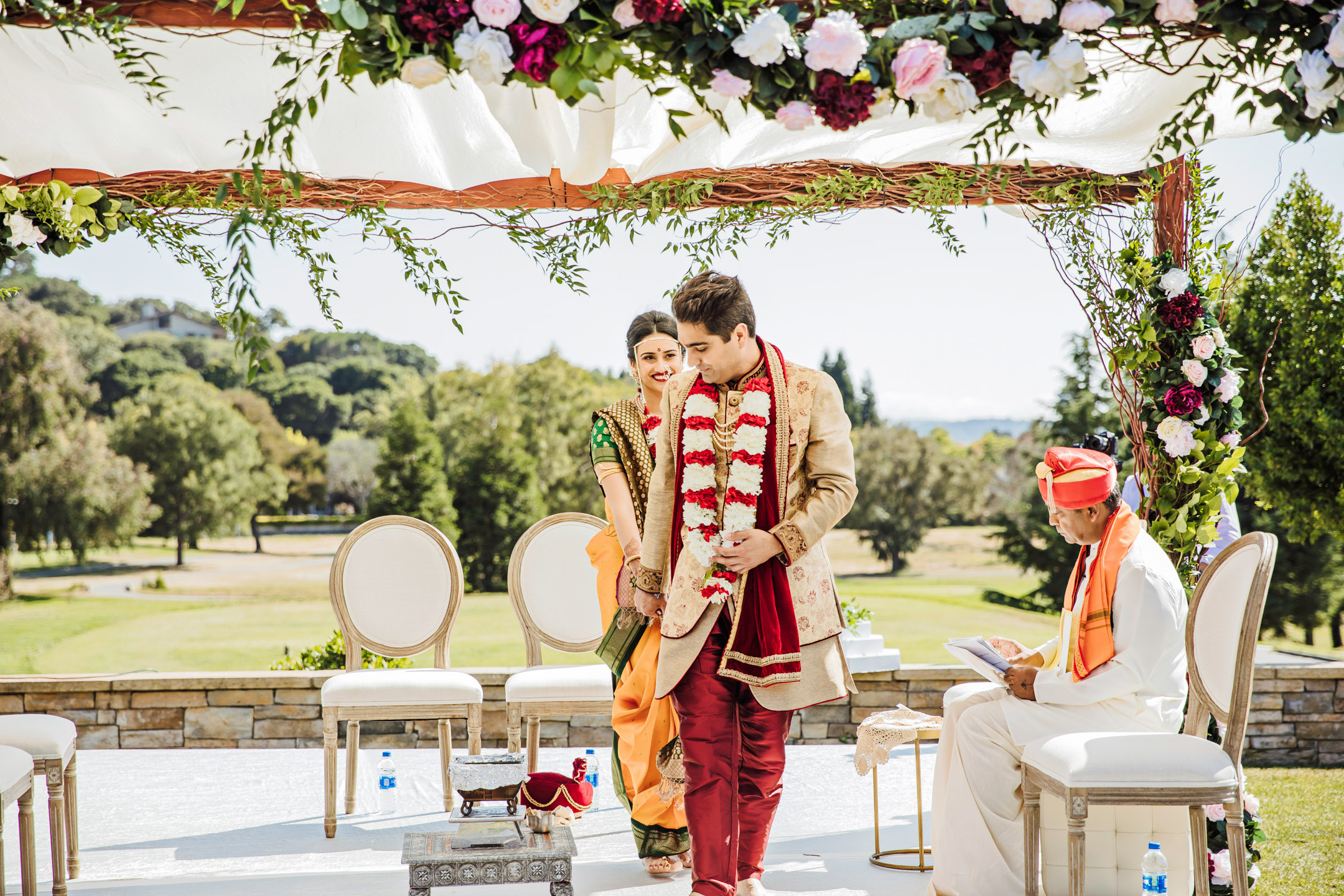 Peacock Gap San Rafael Hindu fusion wedding by James Thomas Long Photography