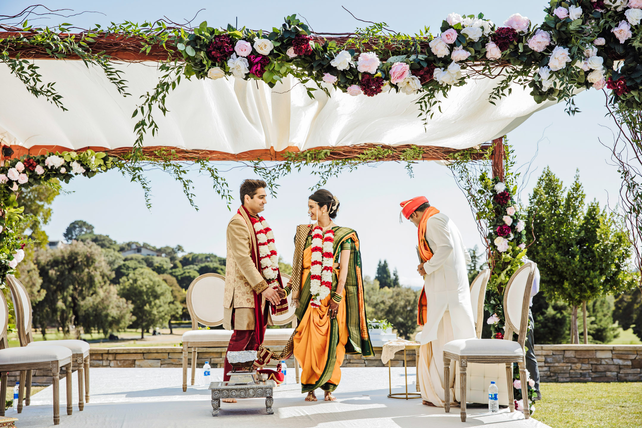 Peacock Gap San Rafael Hindu fusion wedding by James Thomas Long Photography