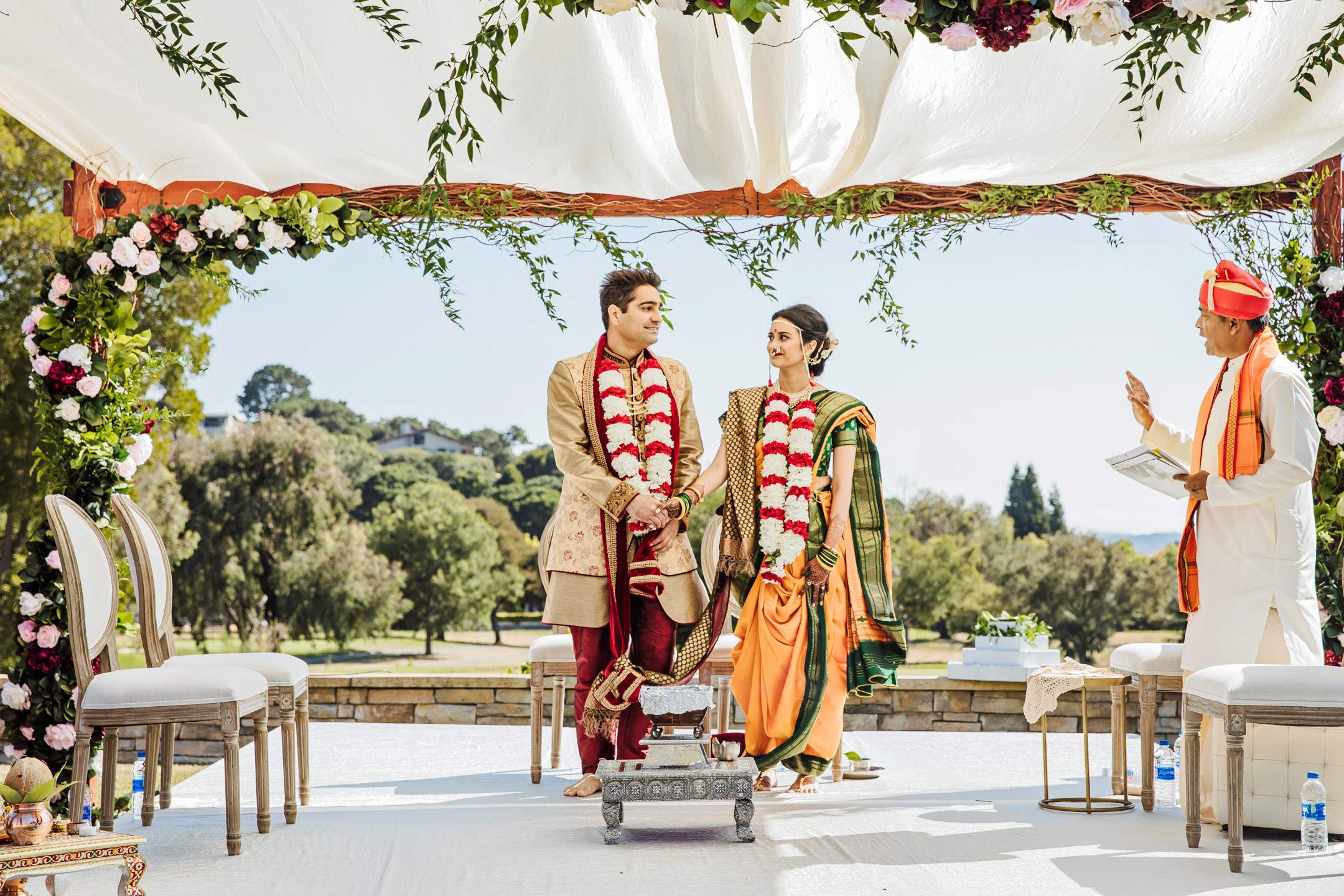 Peacock Gap San Rafael Hindu fusion wedding by James Thomas Long Photography